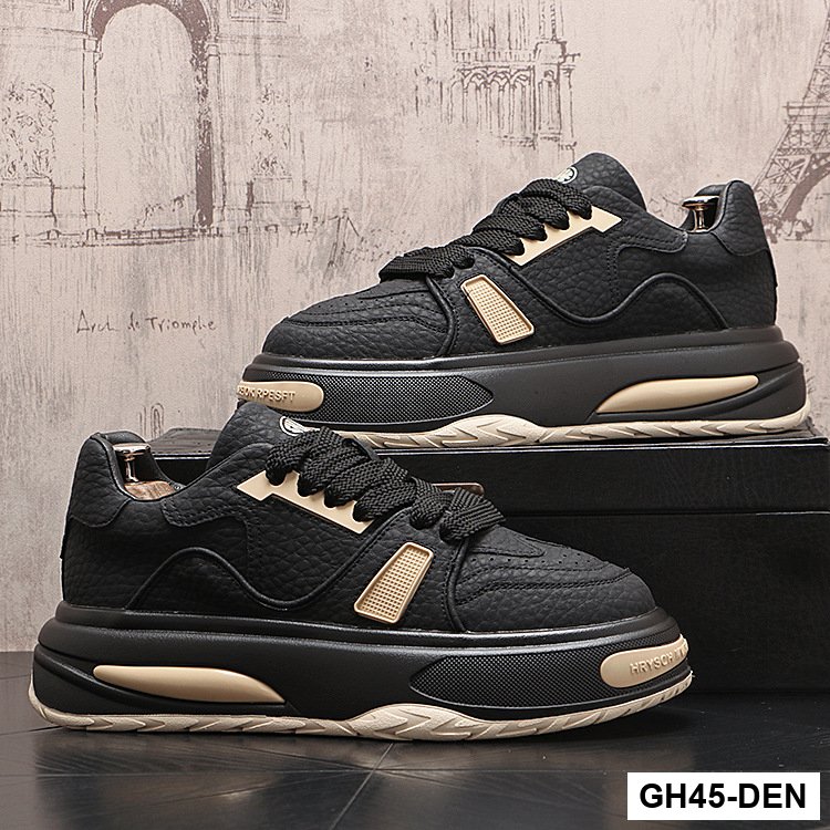 GH45 - Giày thể thao nam nữ màu trắng đế dày_thumbnail_5