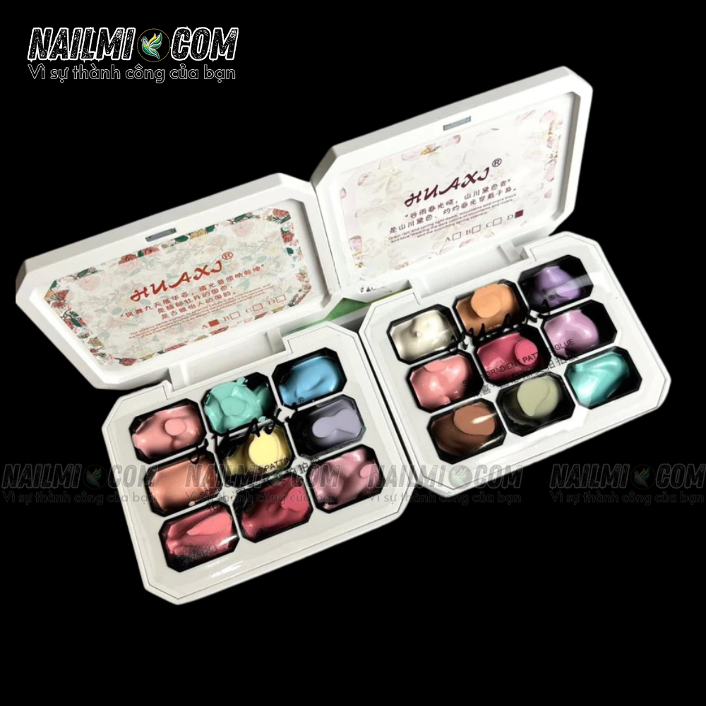 Sơn gel dặm ombre HUAXI 9 màu_thumbnail_1