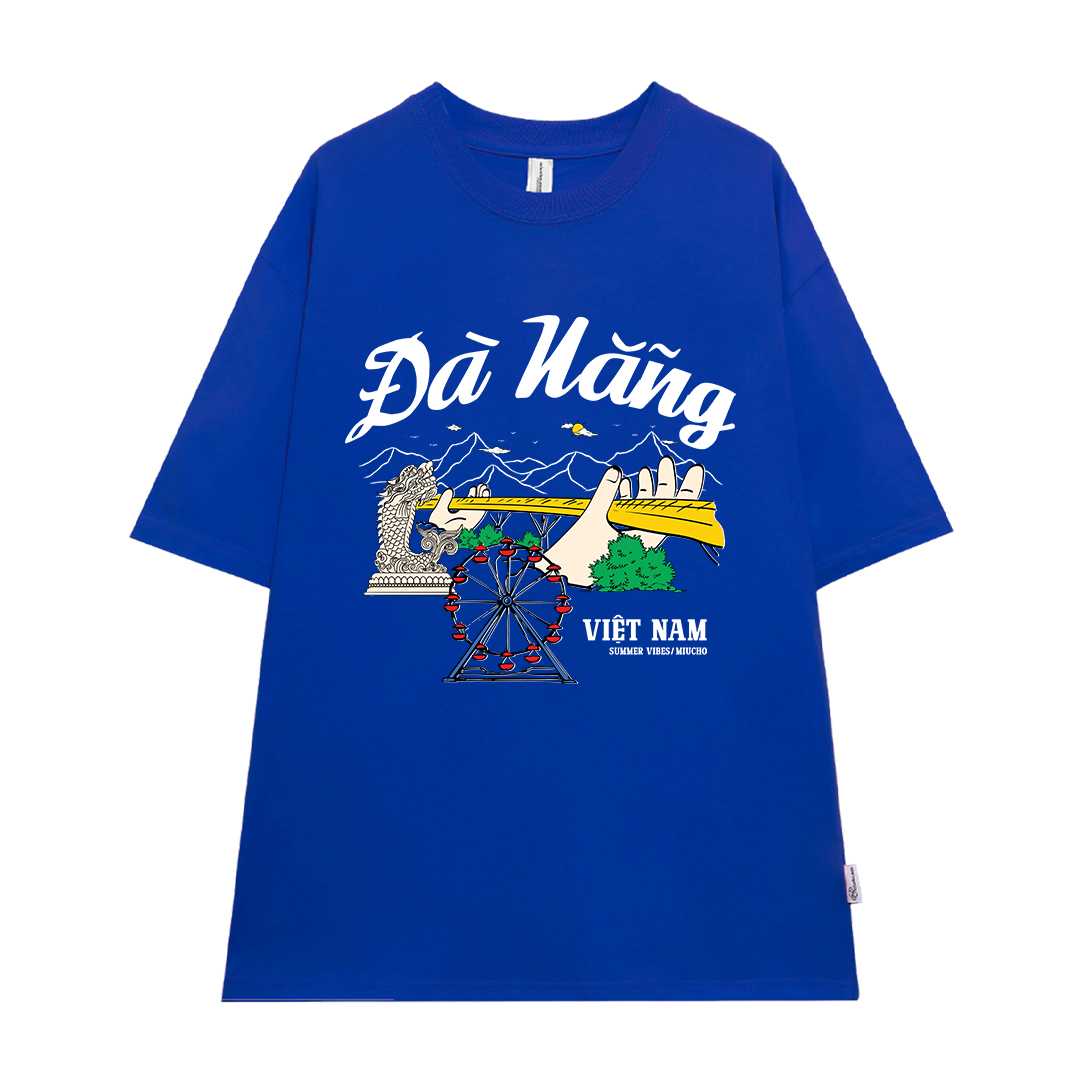 Áo thun du lịch Đà Nẵng ATD1262 Miucho vải cotton thoáng mát in mix_thumbnail_15