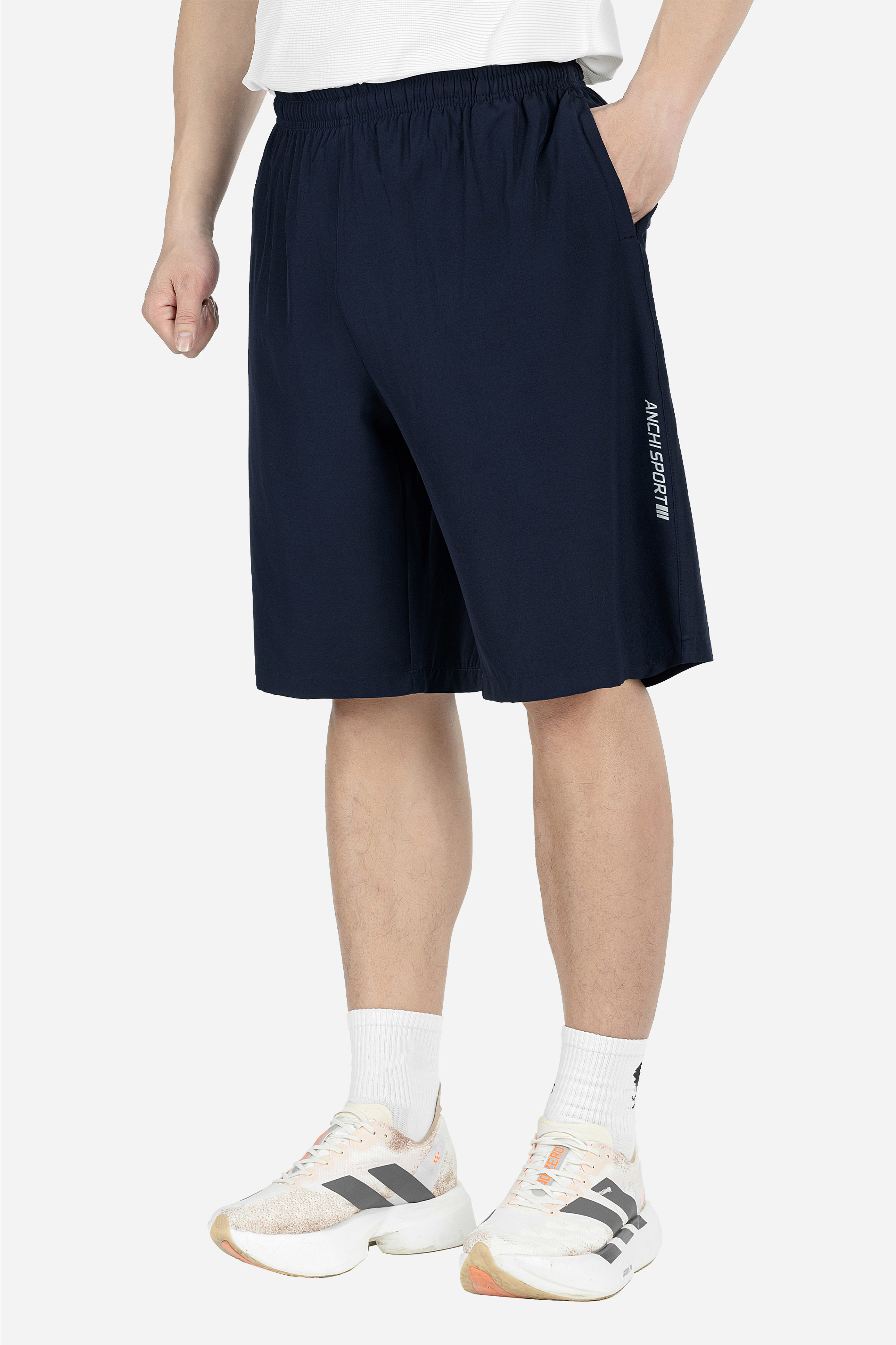 Quần Soọc Gió Exdry Nam Trung Niên ANCHI Dáng Suông Dài Qua Gối Màu Ghi Đậm_thumbnail_24