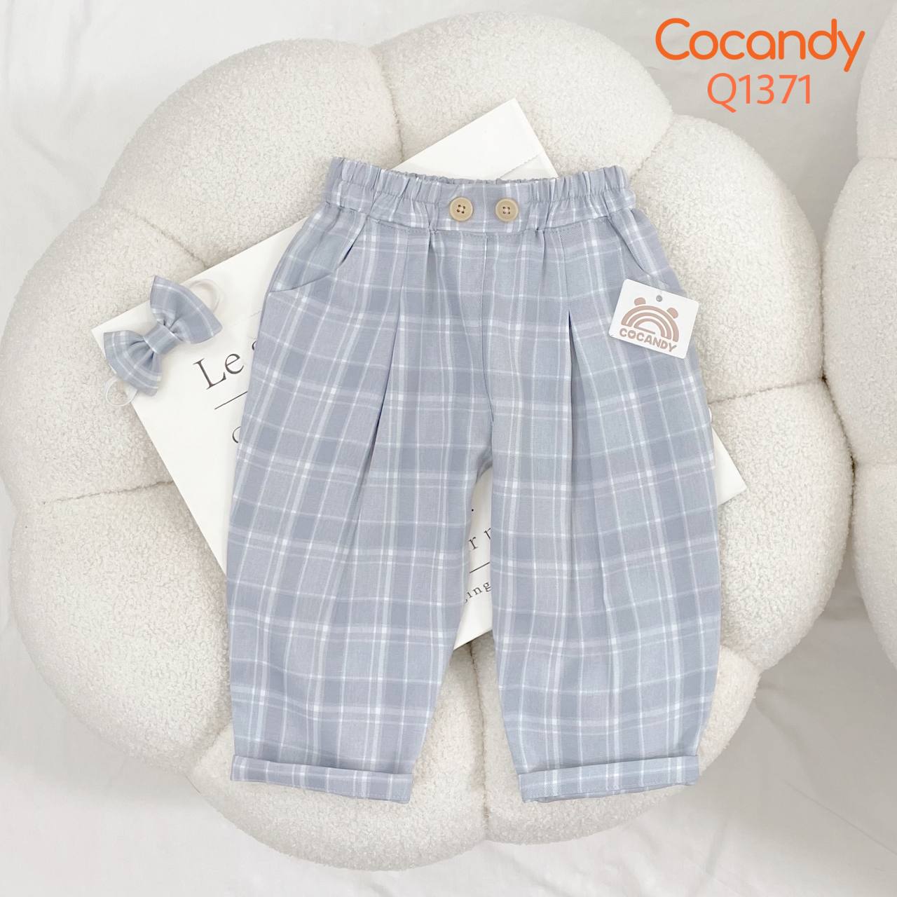 Quần dài caro GHI XANH 2 cúc_thumbnail_0