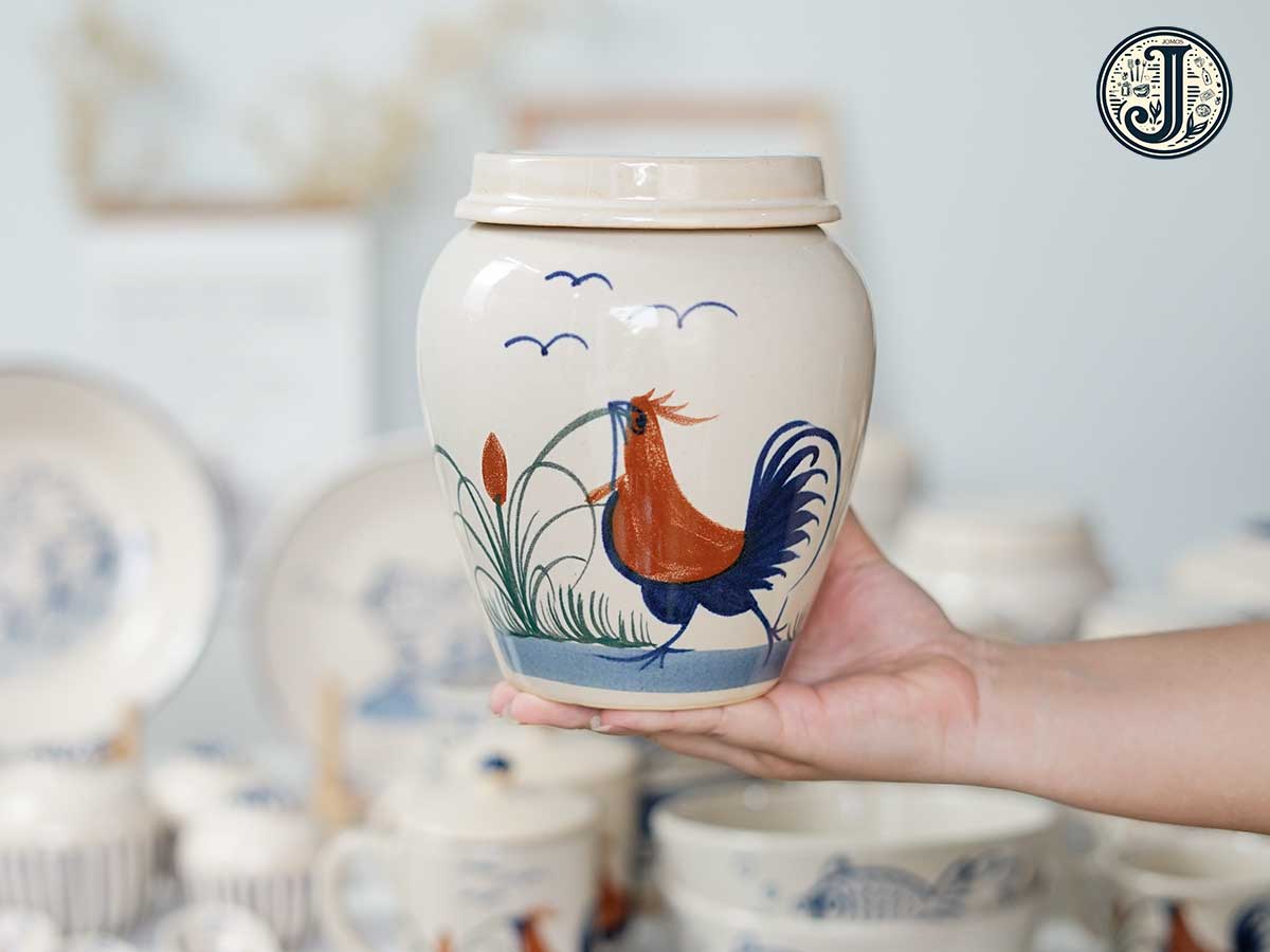 Lu gốm gà đựng nước, gia vị, ngâm chua có nắp_thumbnail_4