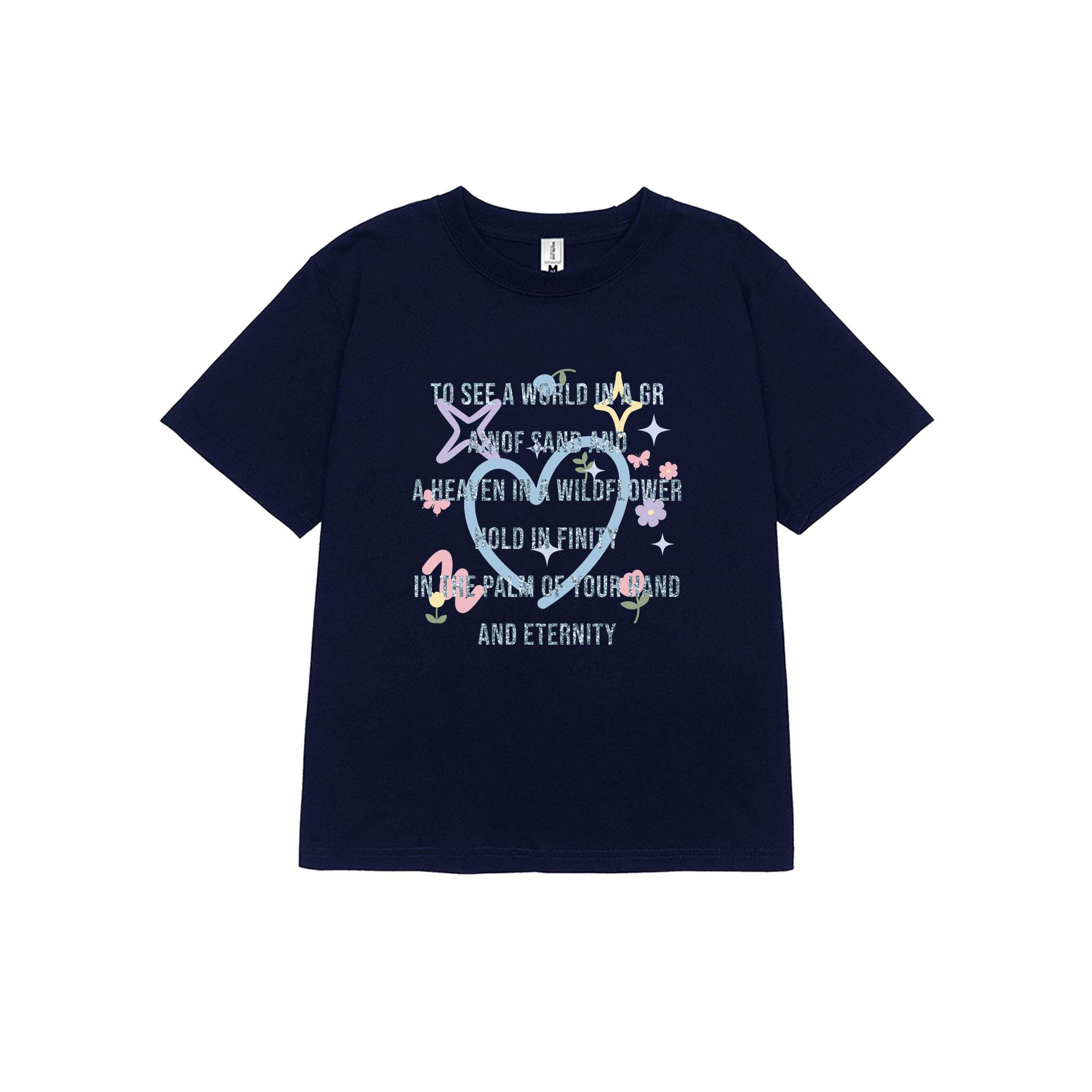 Áo Thun baby tee trái tim form ôm ABD1347 Miucho vải cotton co giãn in mix_thumbnail_10