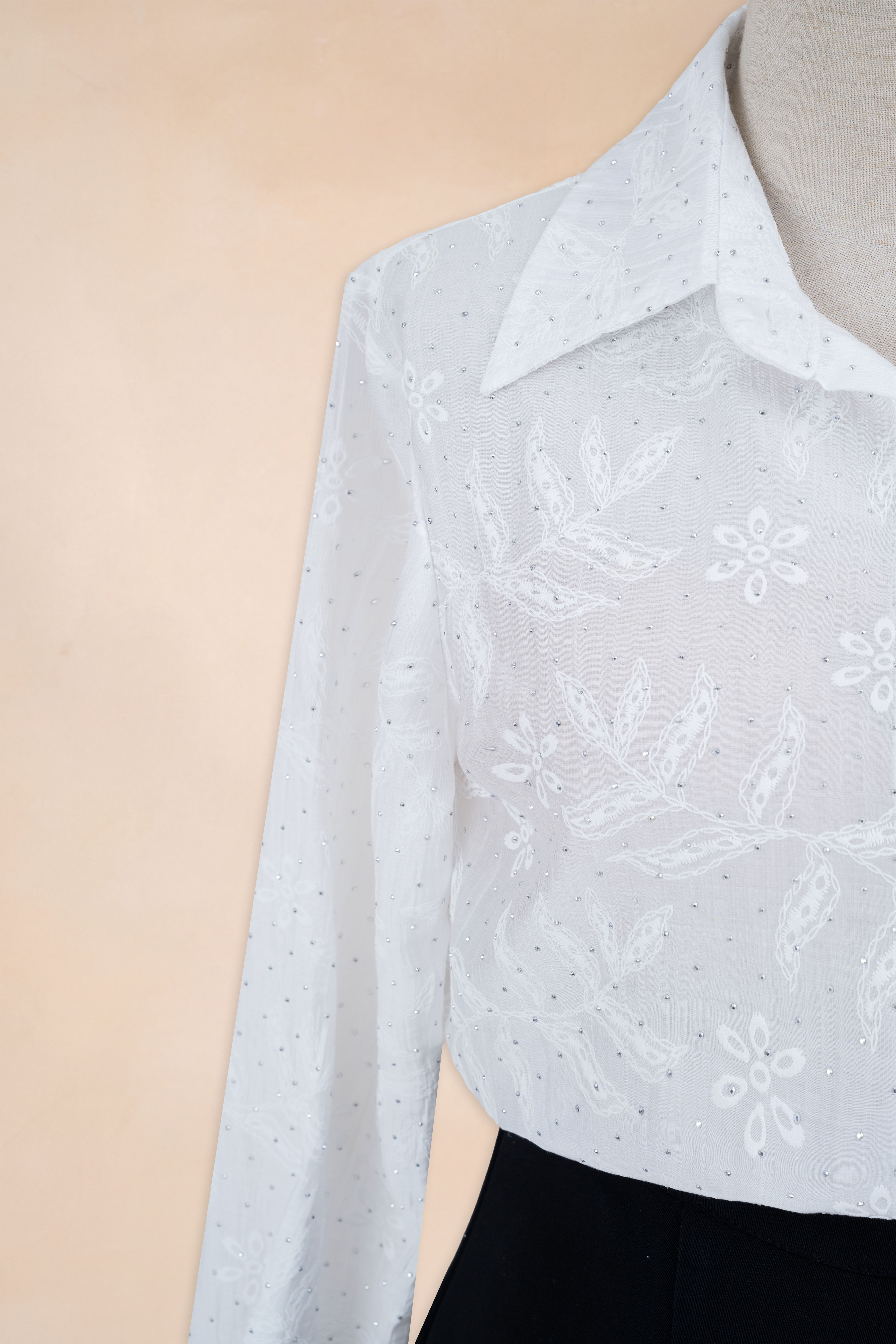 Sơ Mi Thêu Ép Nhiệt Đá