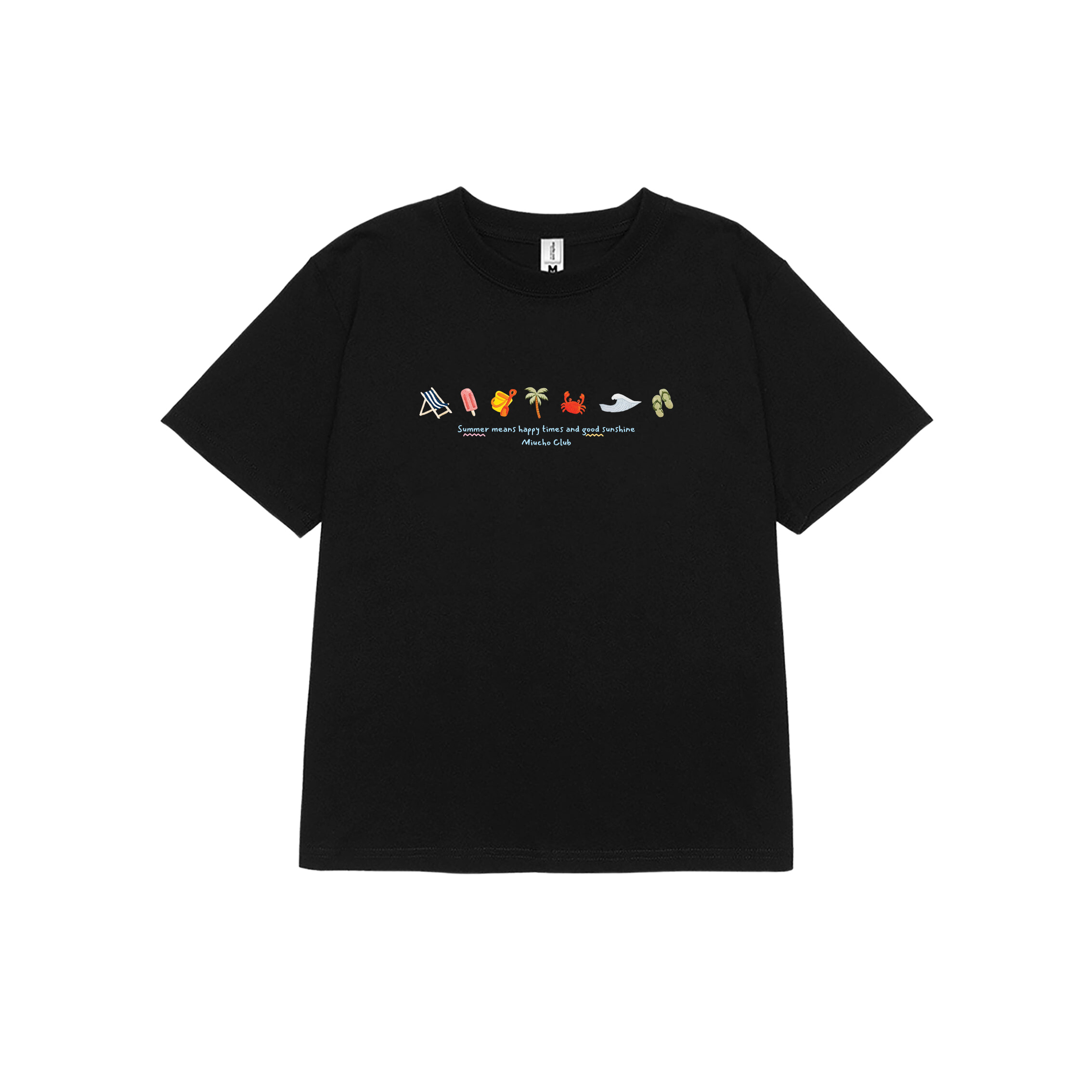 Áo baby tee ôm body hè biển 2151 Miucho cổ tròn vải cotton 4c thoáng mát in mix_thumbnail_9