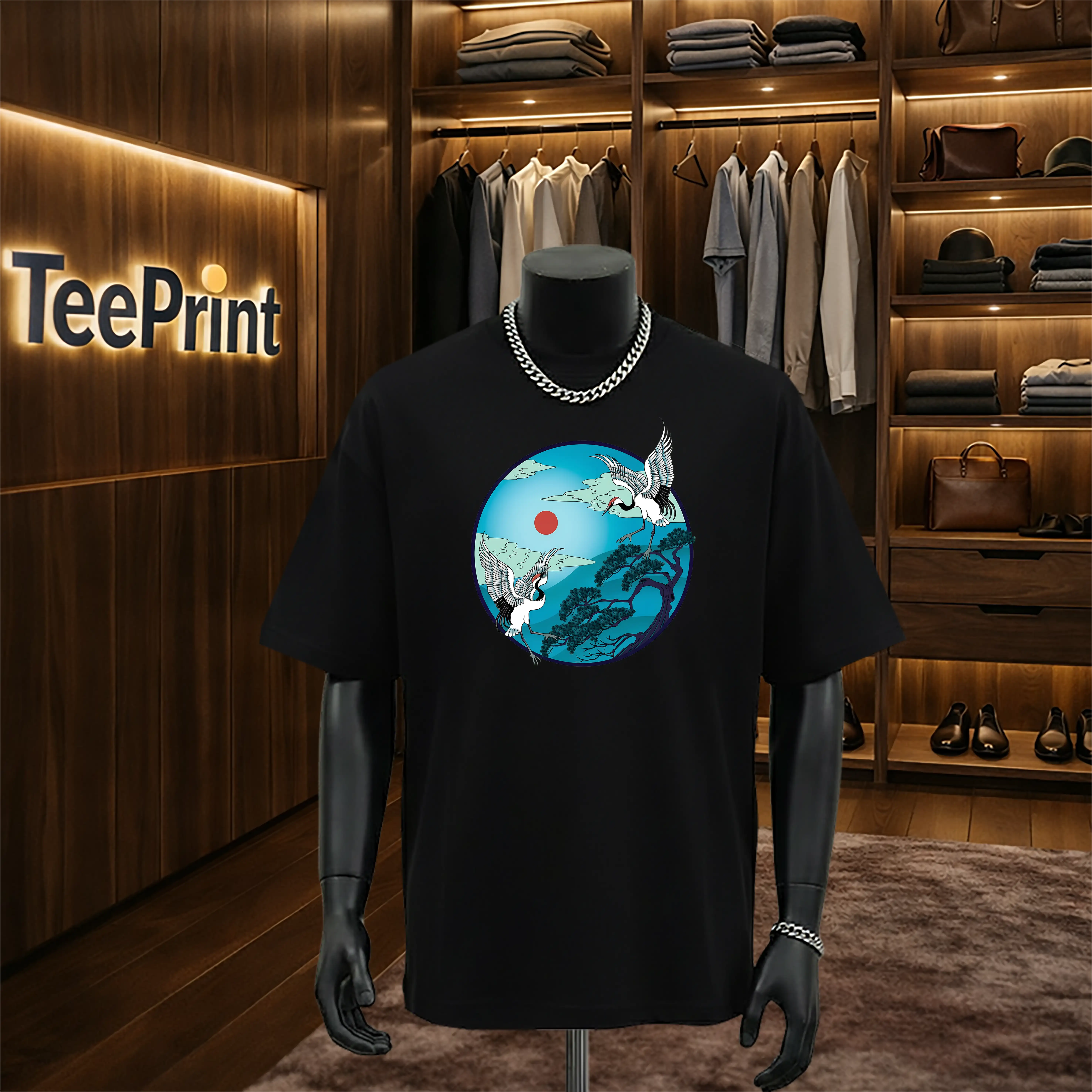 Áo thun form rộng big size họa tiết TeePrint 3217_thumbnail_2