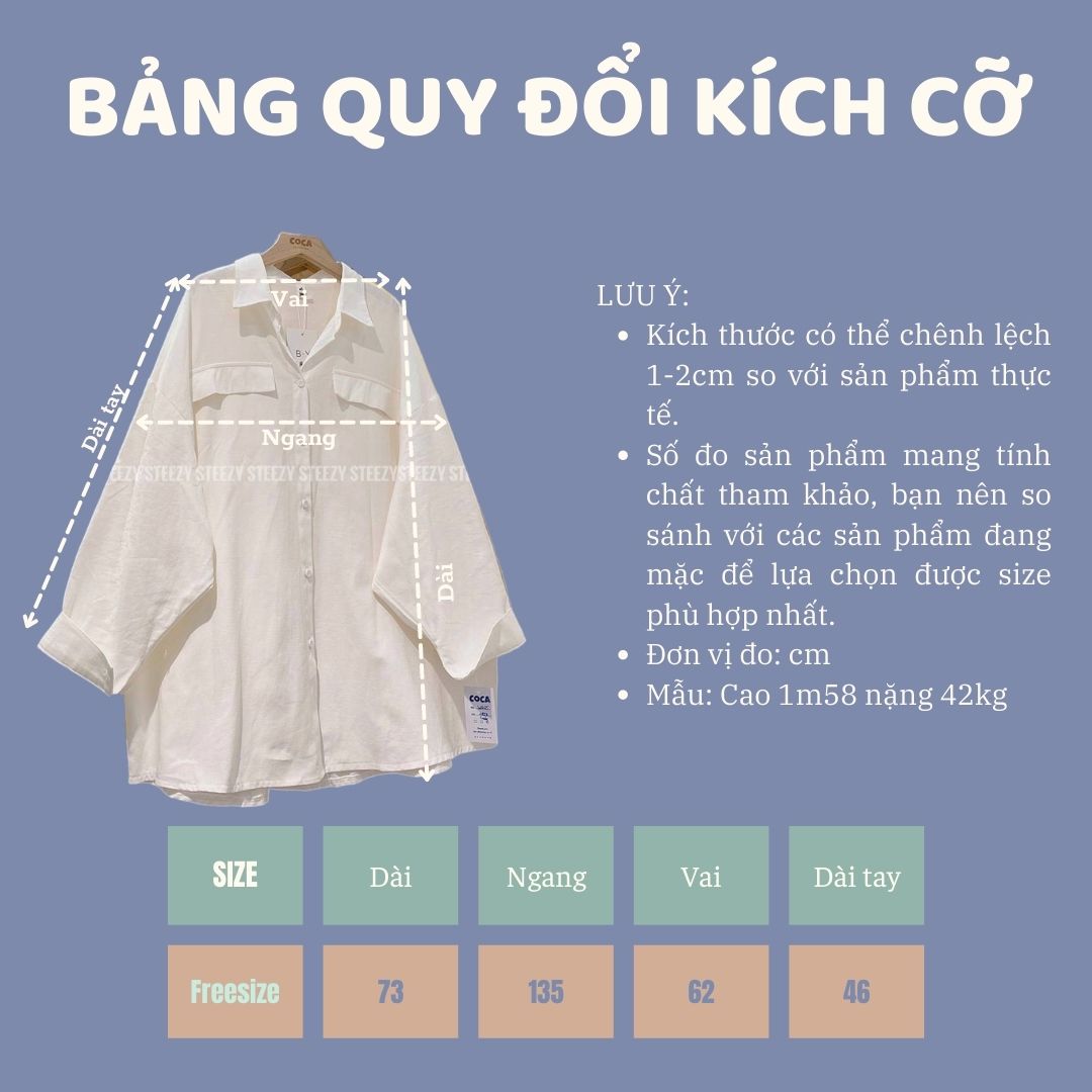 Áo sơ mi thô cotton trơn 2 nắp túi form rộng Hàn Quốc_thumbnail_4