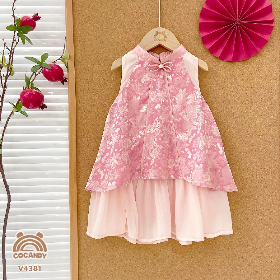 Váy yếm HỒNG ĐẬM họa tiết hoa_thumbnail_4