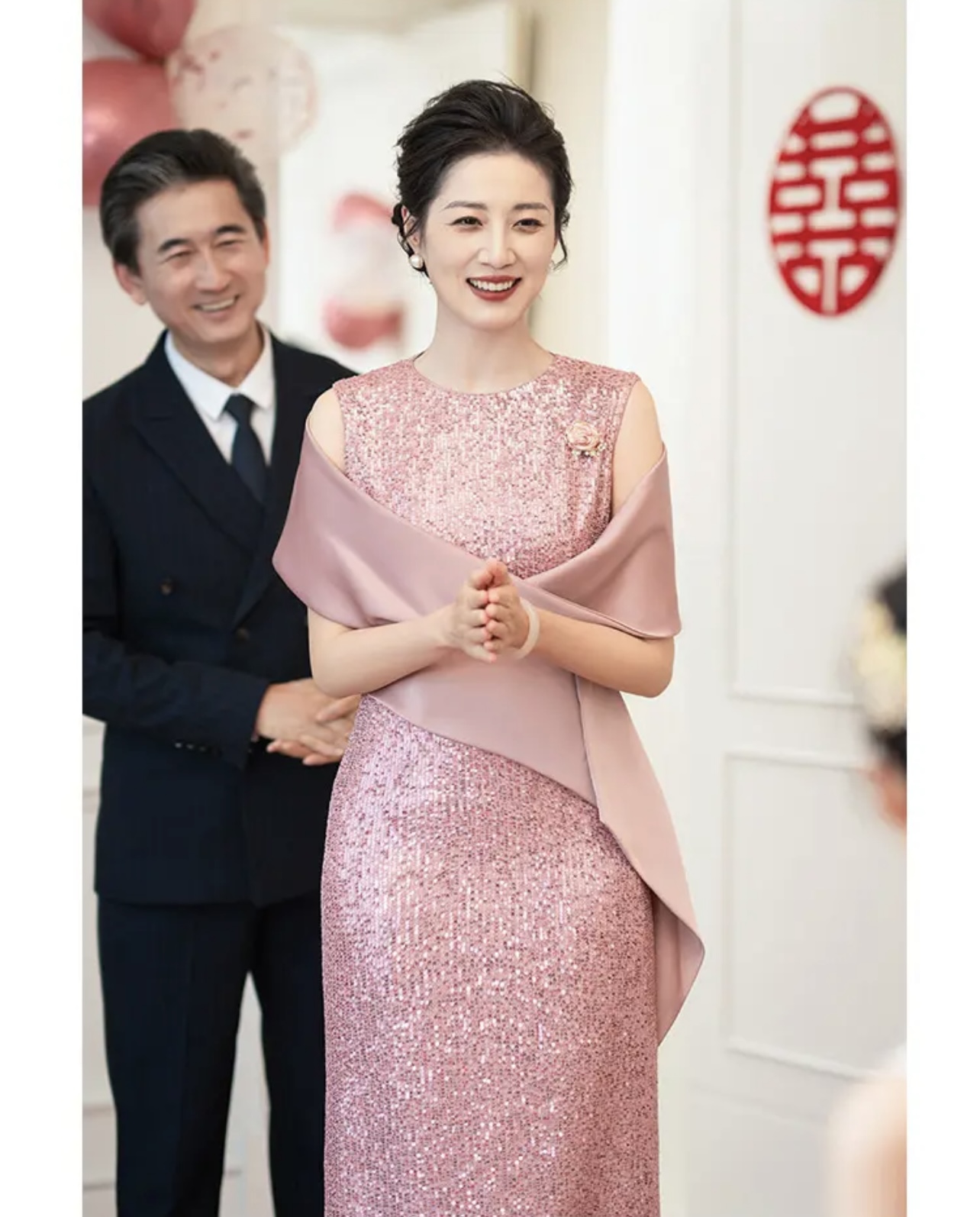 Đầm kim sa cổ tròn cao cấp_thumbnail_2