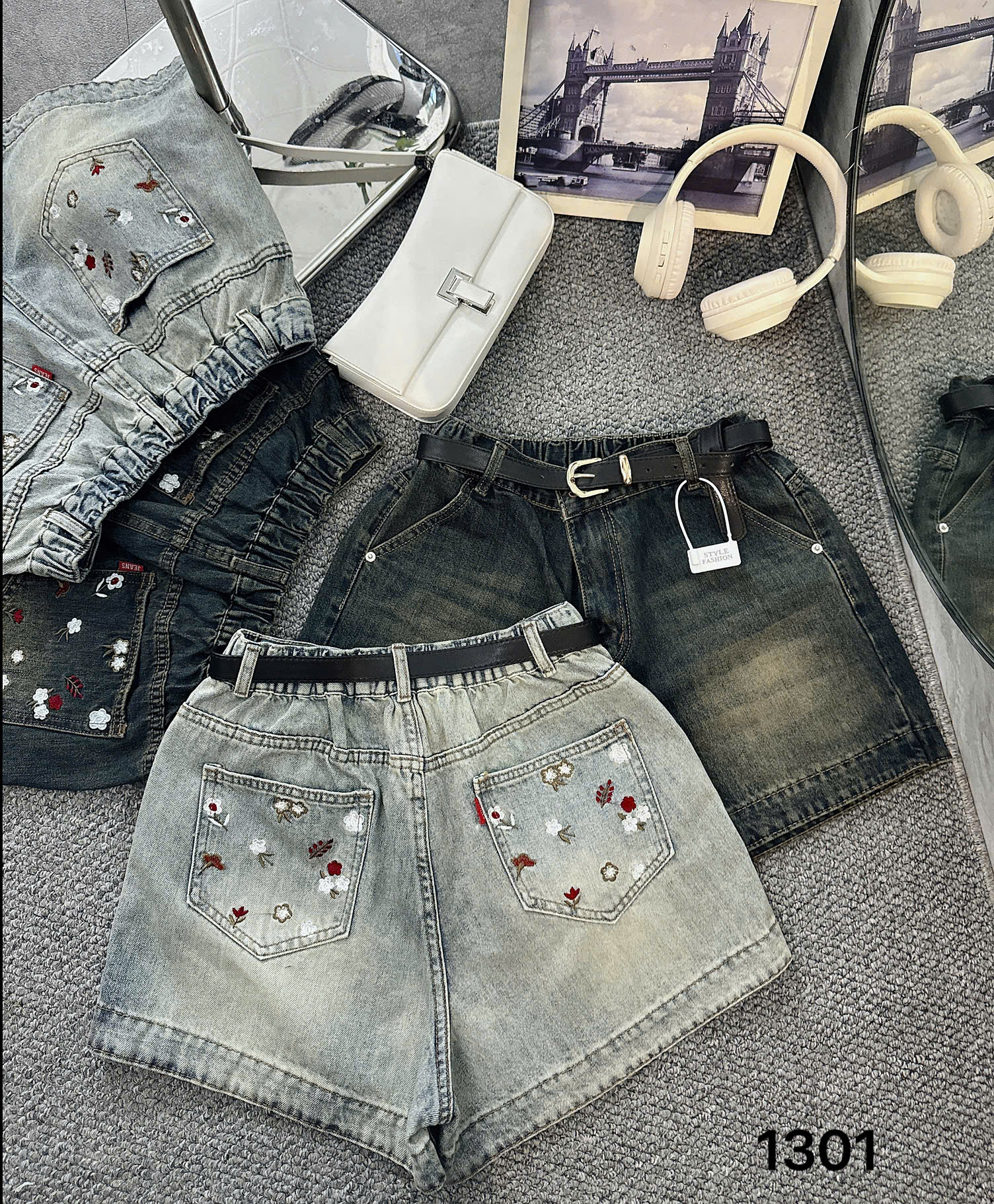 Quần short lưng thun thêu hoa bigsize QSJ1301 dành cho nàng mũm mĩm từ 55-90kg_thumbnail_13