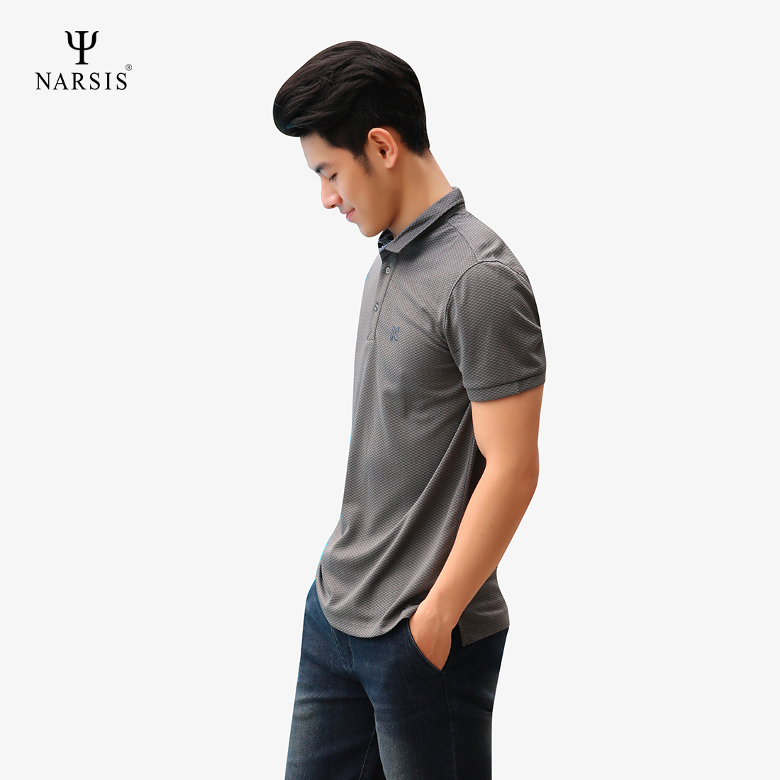 ÁO NAM NARSIS D8096 NARSIS CHẤT LIỆU THOÁNG MÁT, DỄ CHỊU, THOẢI MÁI CẢ NGÀY, DỄ VẬN ĐỘNG_thumbnail_0