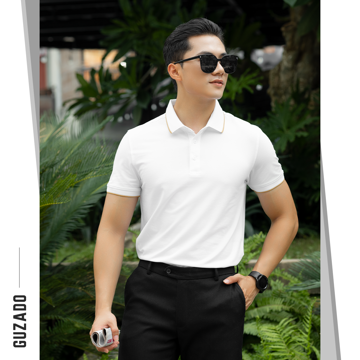 Áo Polo Nam Guzado Vải Coolmax Cá sấu Co Giãn MPS207_thumbnail_17