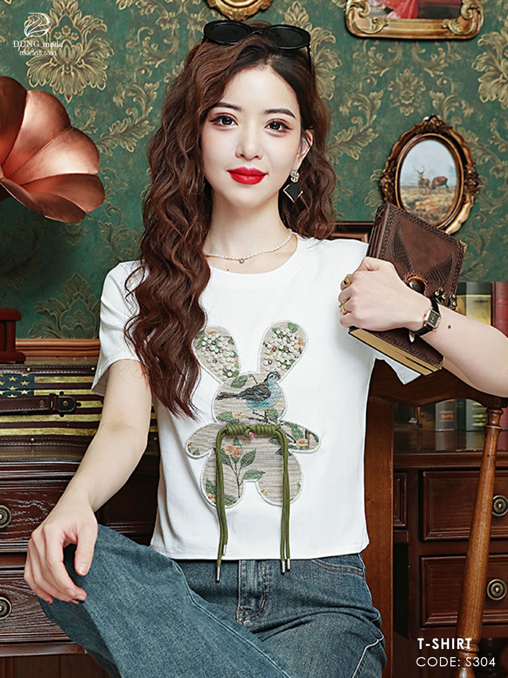 Áo Thun Quảng Châu S304 Trắng 9085_thumbnail_1