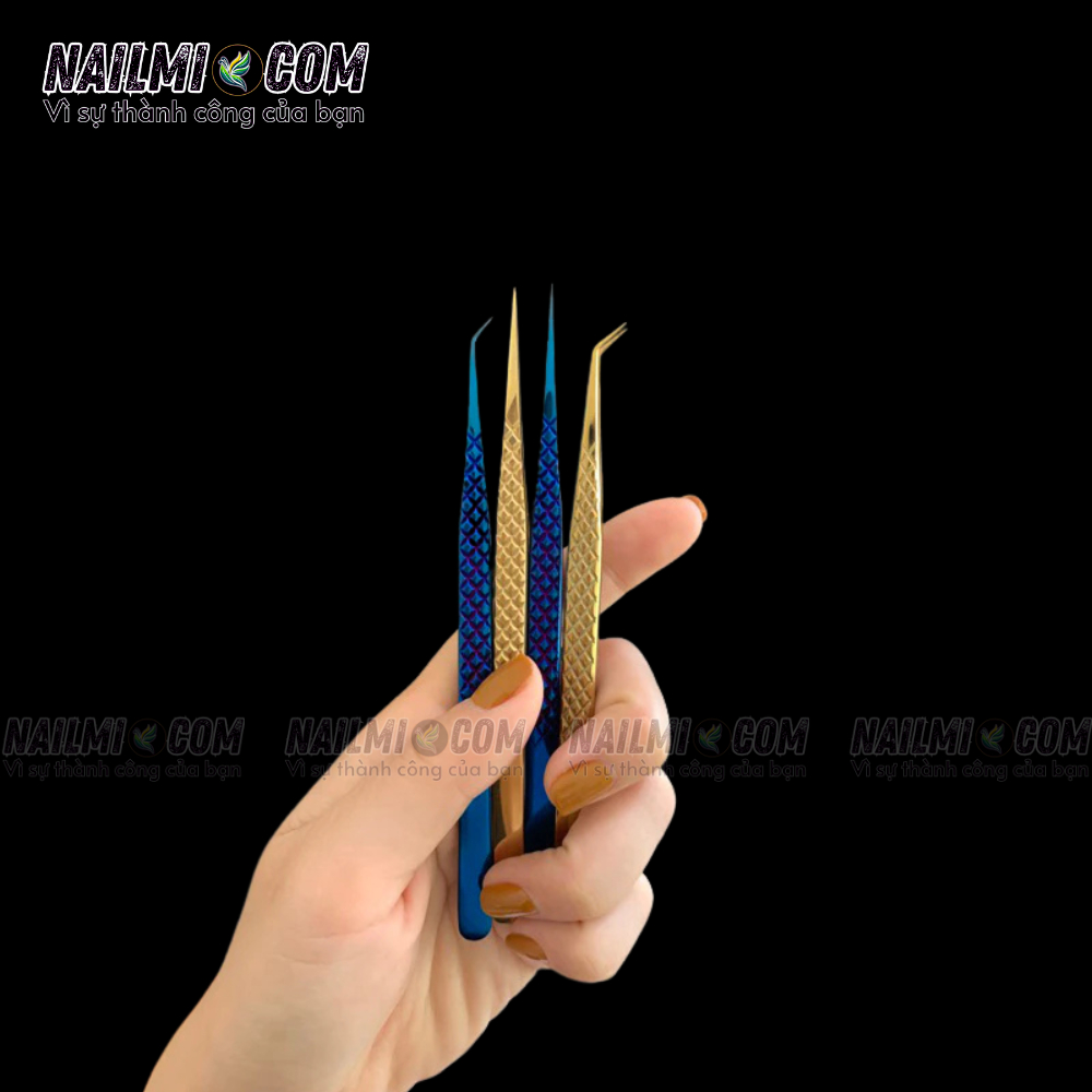 Nhíp cong - xịn - có khứa - mã 02