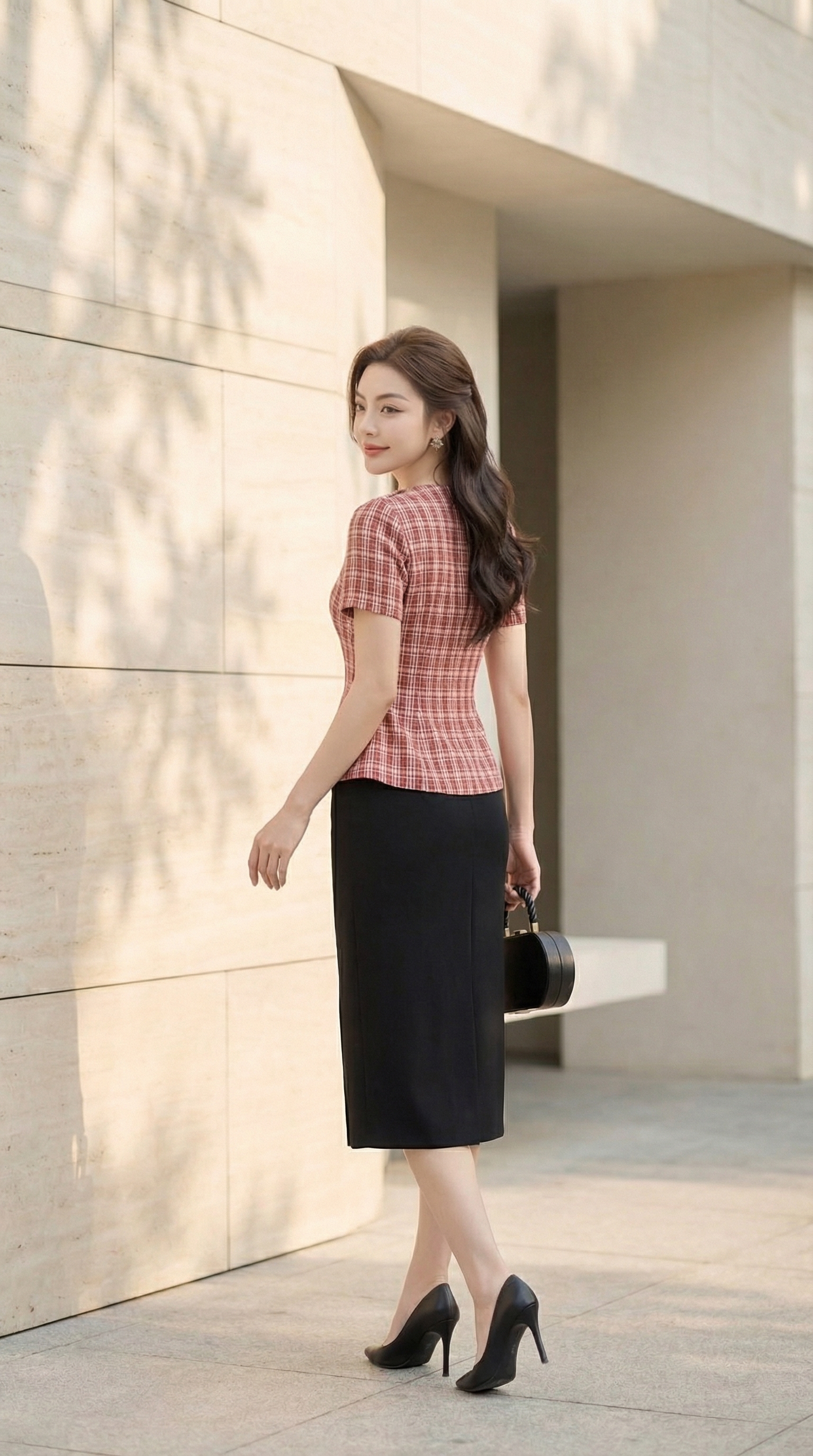 Áo sơ mi TRALI 26103 kẻ caro đỏ_thumbnail_2