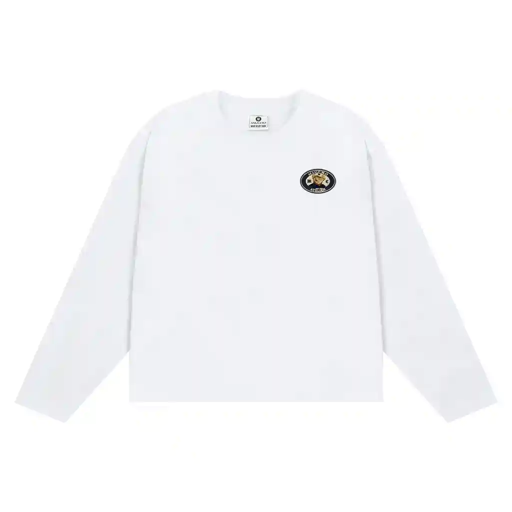 Áo thun boxy nữ Miucho cotton thoáng mát tay dài cổ tròn hình nhỏ basic in mix 2705_thumbnail_0