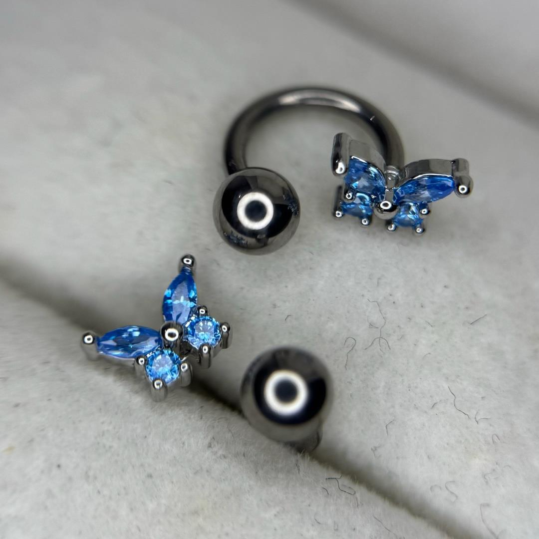 septum thân titan bướm xanh size 8