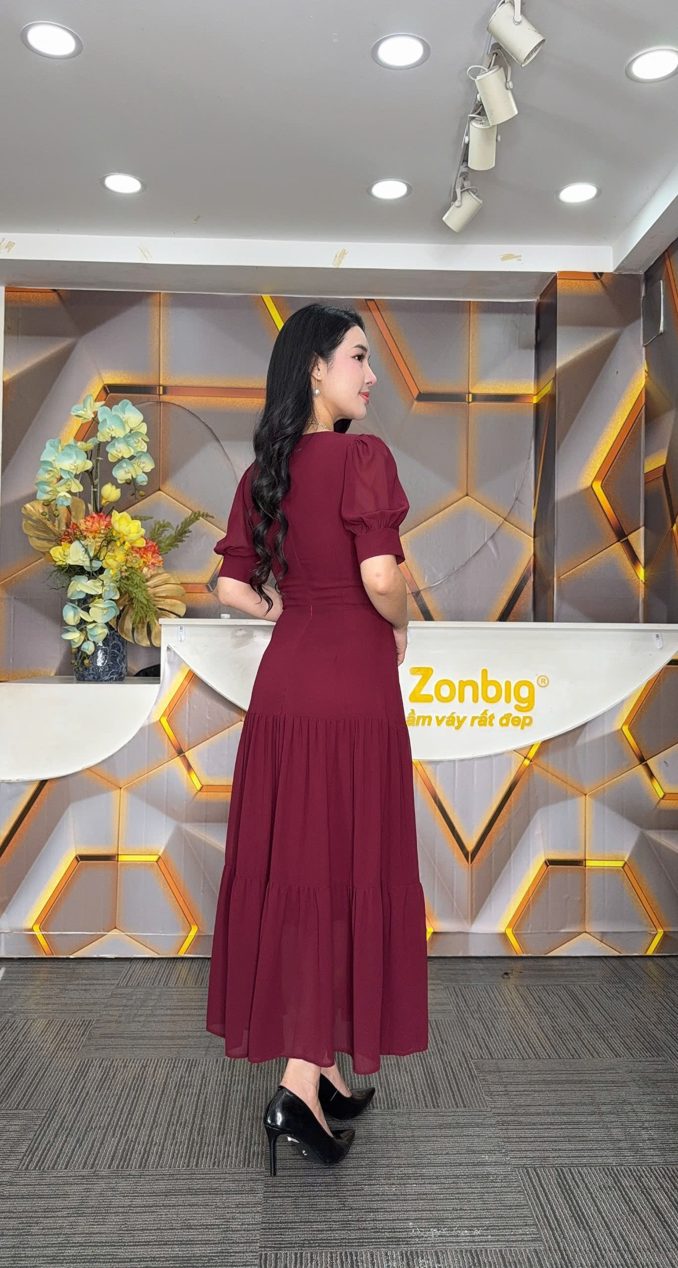 Đầm xòe - Y1957 - Thương hiệu Zonbig_thumbnail_3