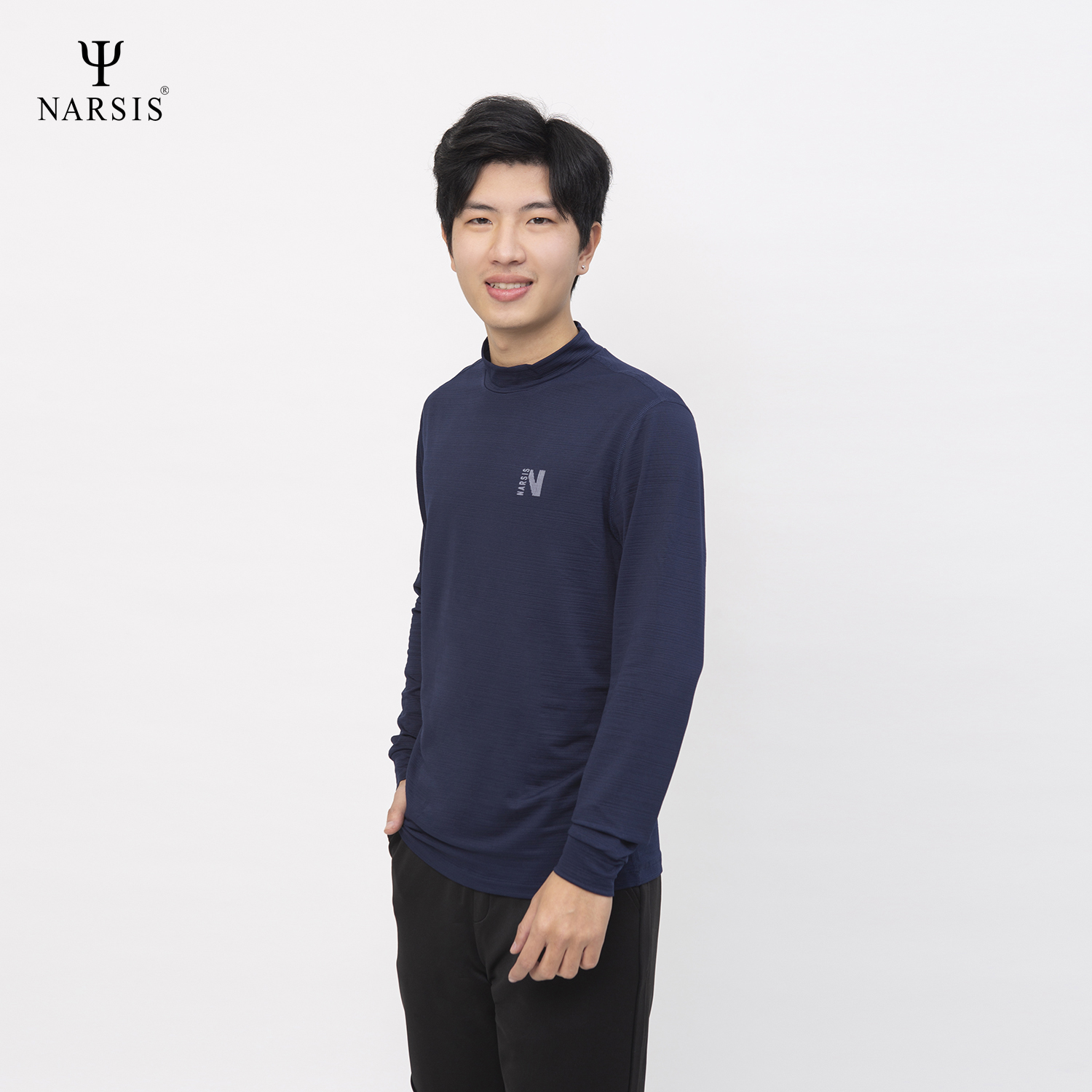 ÁO THU ĐÔNG NAM D0034 NARSIS CHẤT LIỆU THOÁNG MÁT, DỄ CHỊU, THOẢI MÁI CẢ NGÀY, DỄ VẬN ĐỘNG_thumbnail_0