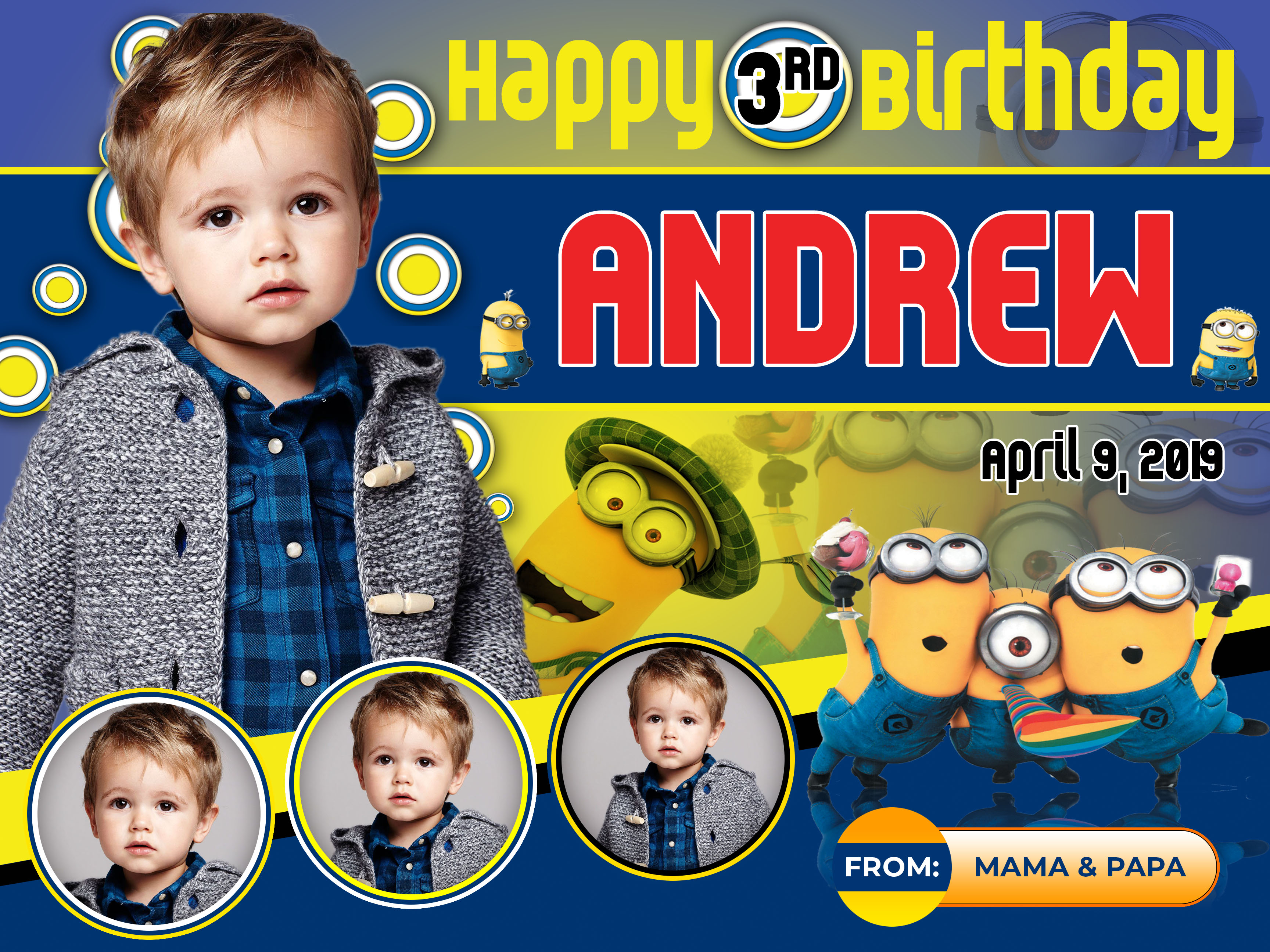 Minions Theme Birthday Tarp_thumbnail_6