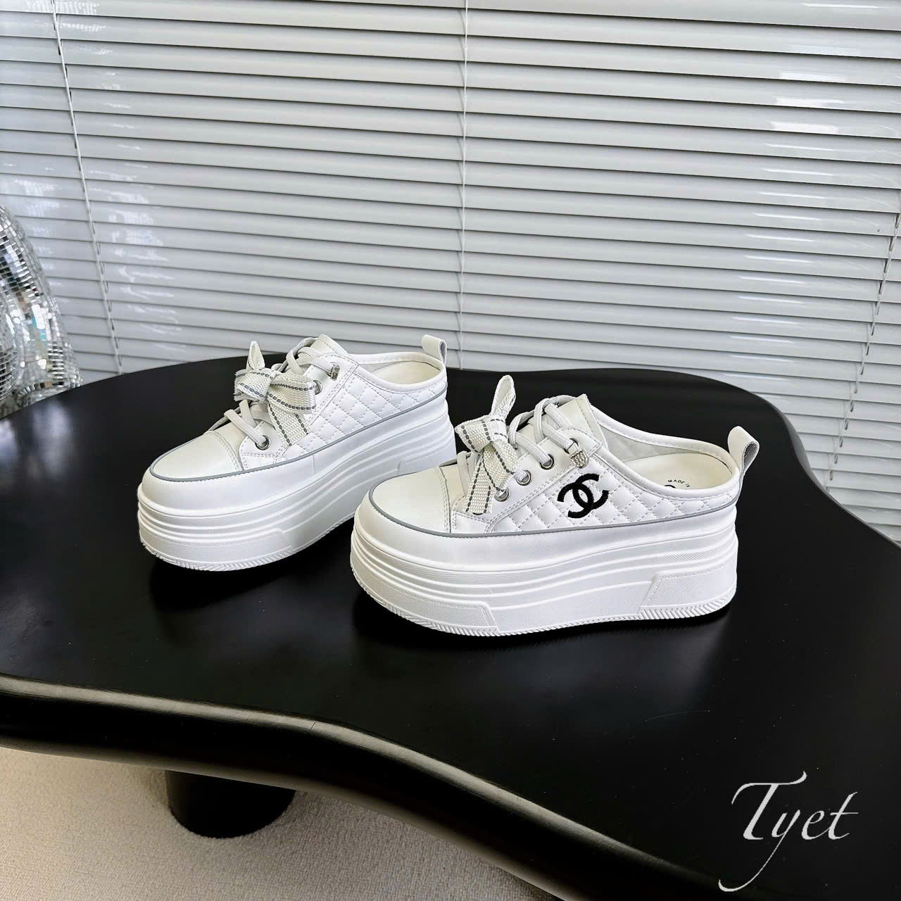 💘💘💘 Sục Chanel trần chỉ nâng đế kèm nơ _thumbnail_4