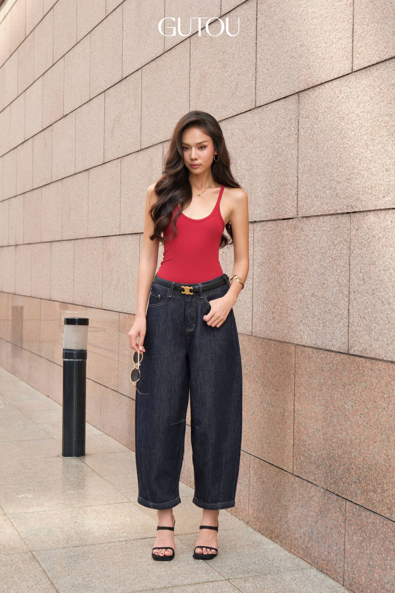 [ GUTOU ] Quần Jeans Baggy Seam Classic_thumbnail_4