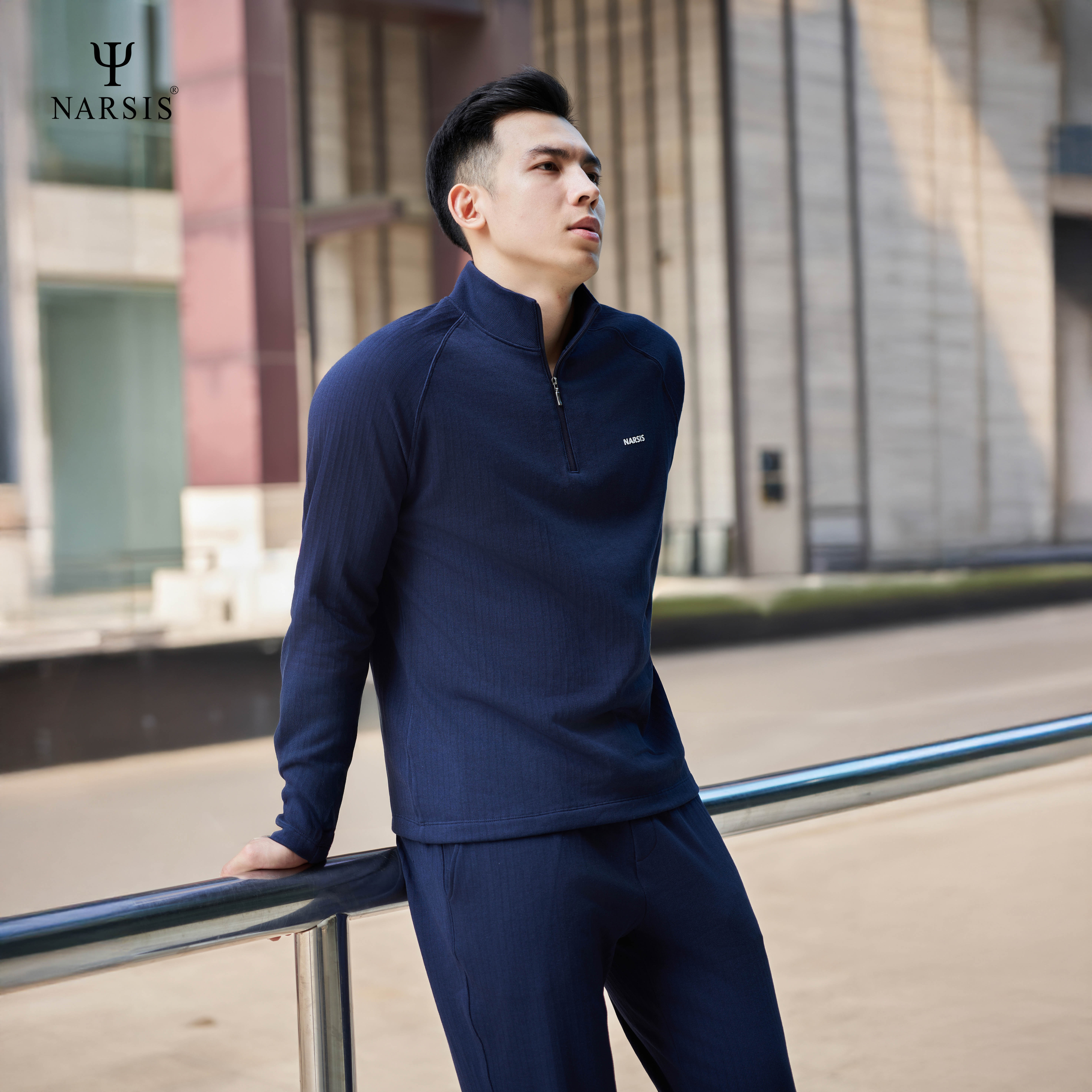 Bộ thể thao nam Narsis E24001 set thu đông, kiểu dáng khỏe khoắn, năng động._thumbnail_2