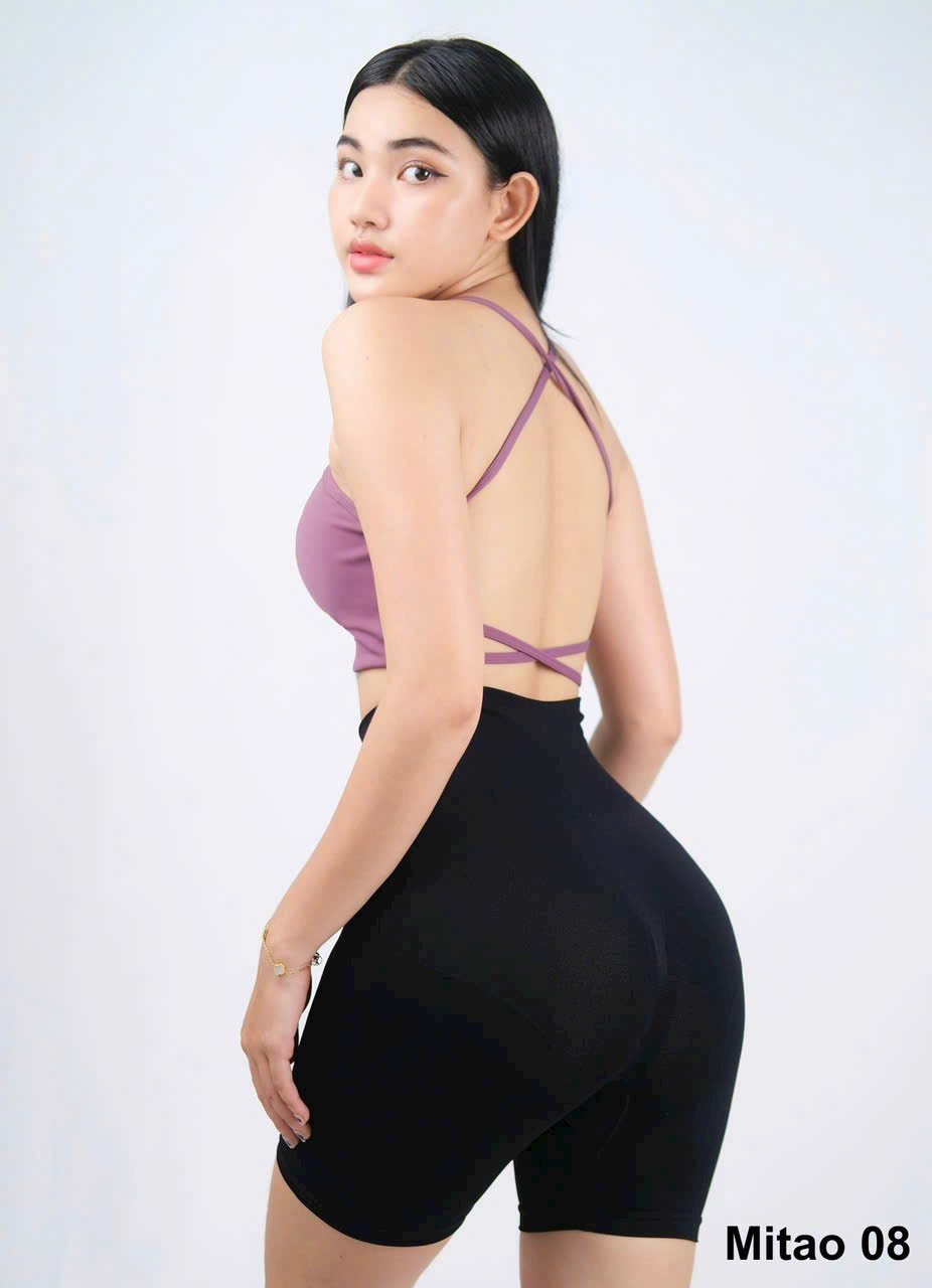 Quần Đùi Thể Thao Mitao Chun Mông, Dáng Ôm Body
