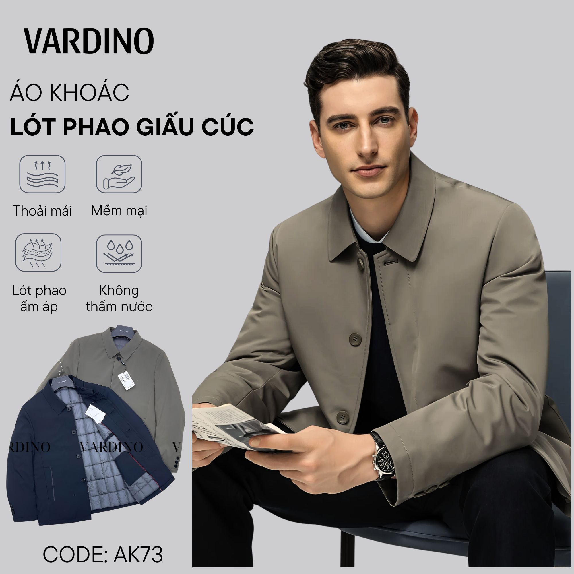 Áo khoác chần bông Vardino AK73_thumbnail_2