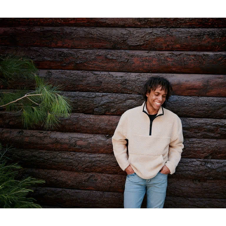 Set 2 Áo lông cổ có dây kéo unisex 