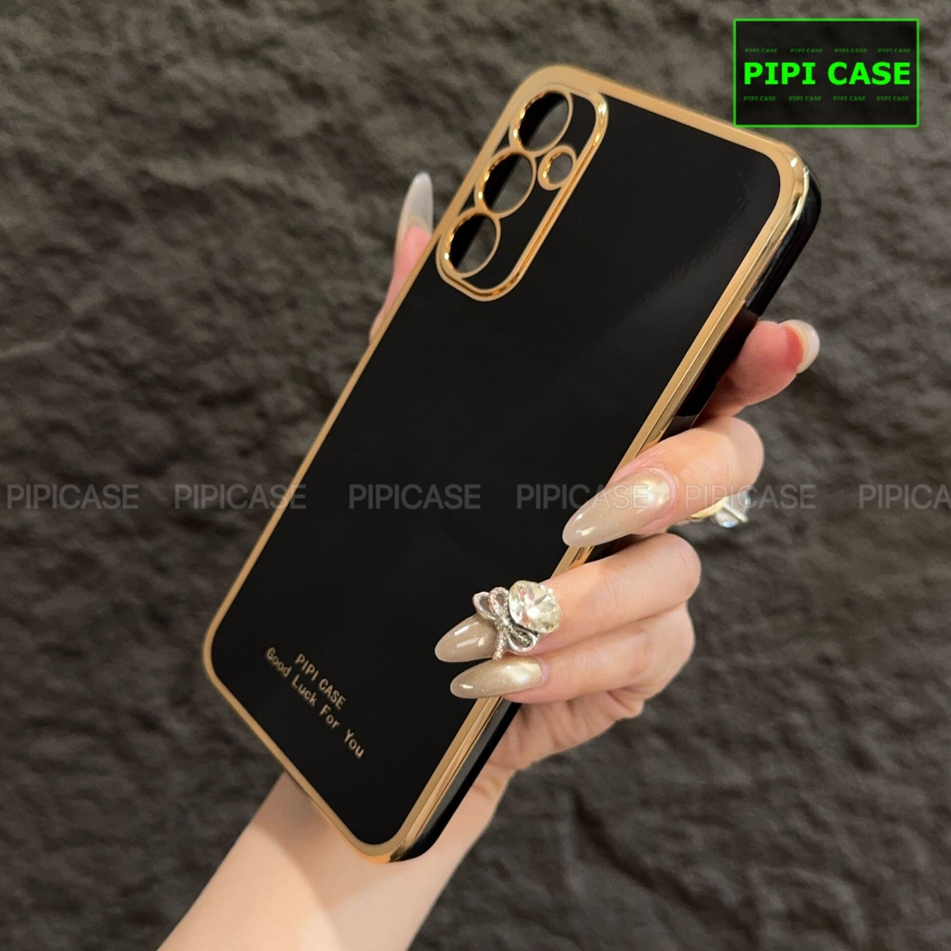 Ốp Lưng Samsung A35 - Royal - Đen