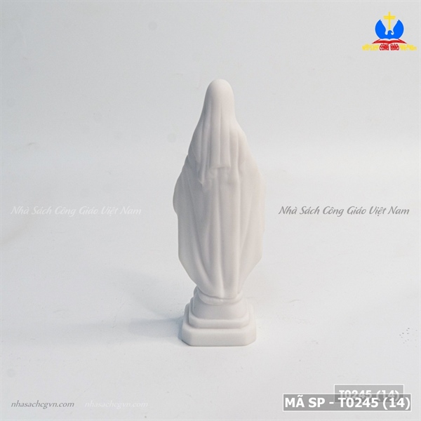 Tượng sứ Mẹ ban ơn 10cm trắng_thumbnail_1