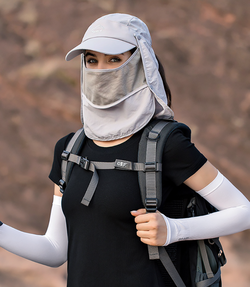 Mũ lưỡi trai đa năng có che gáy tháo rời #HZ2525_thumbnail_14