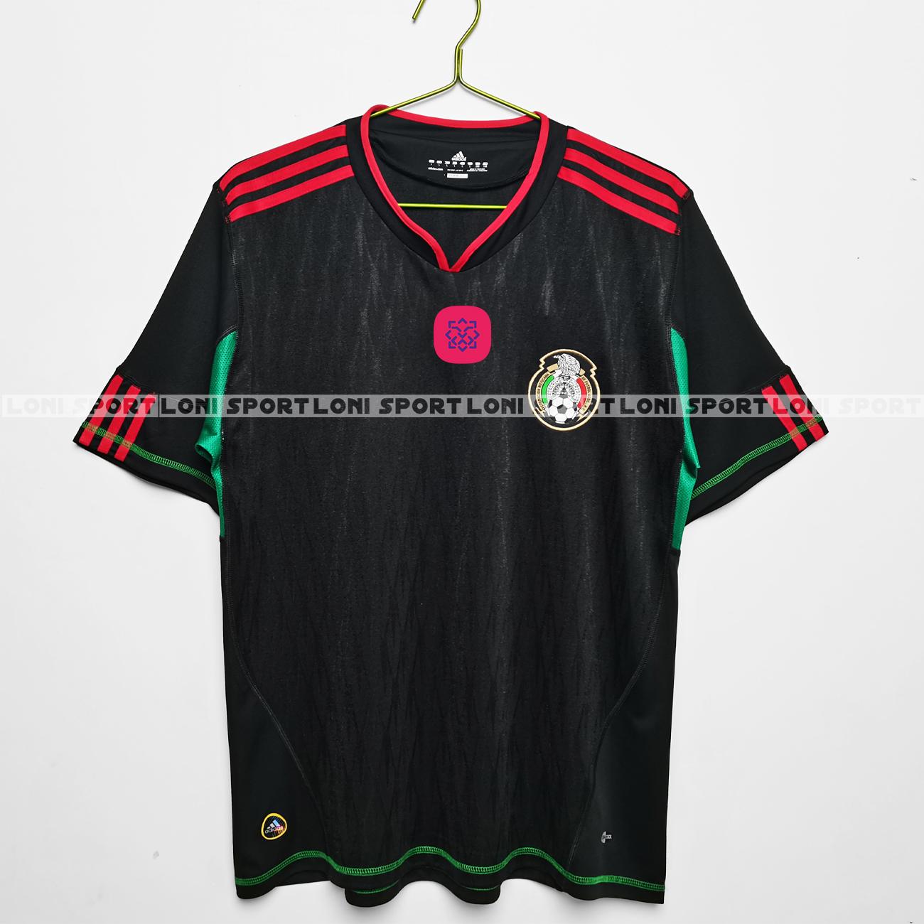 Áo Retro Mexico sân khách đen 2010