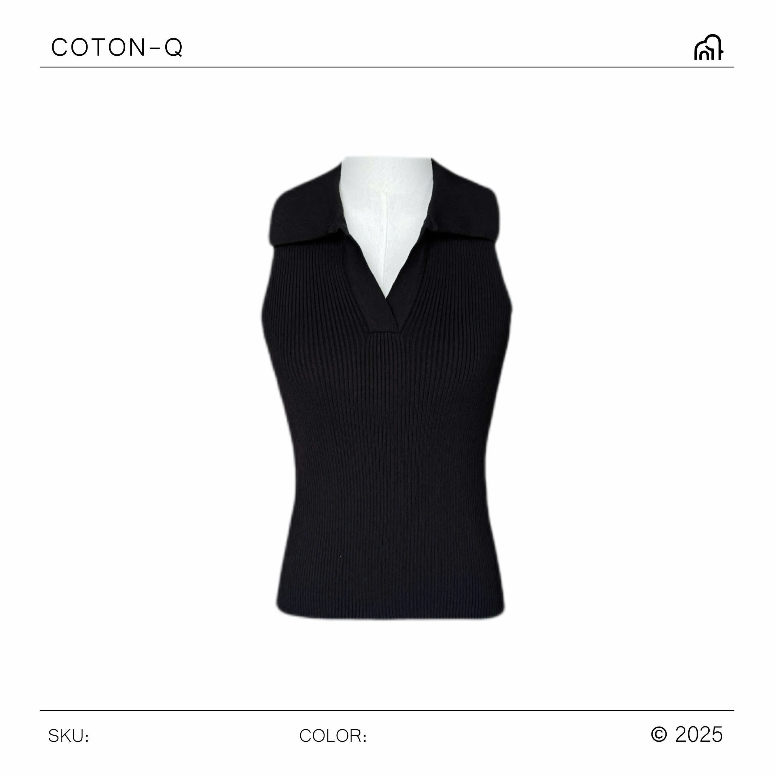 Áo thun tay ngắn Cotton Q ba lỗ dệt ( TRẮNG )_thumbnail_5