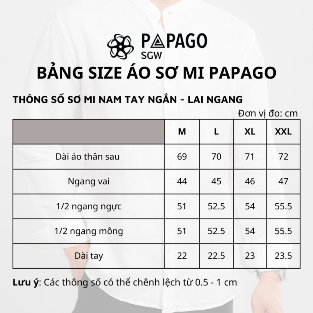 Áo sơ mi nam trung niên lai ngang PAPAGO vải xô đũi in họa tiết - P23SNHT003_thumbnail_9
