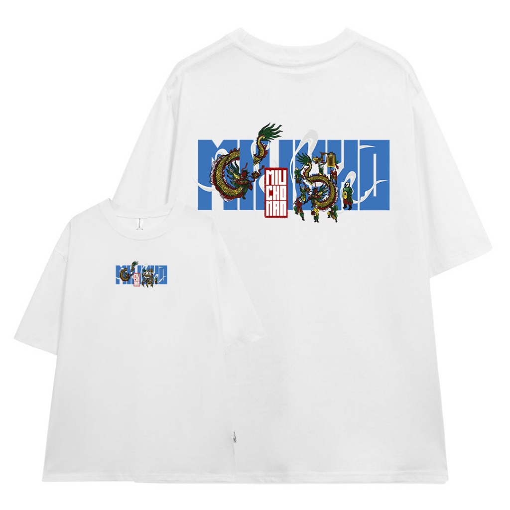 Áo thun nam form rộng 12 con giáp tuổi Thìn ( tuổi rồng) ATD442 Miucho Man cotton cổ tròn ingraphic_thumbnail_8