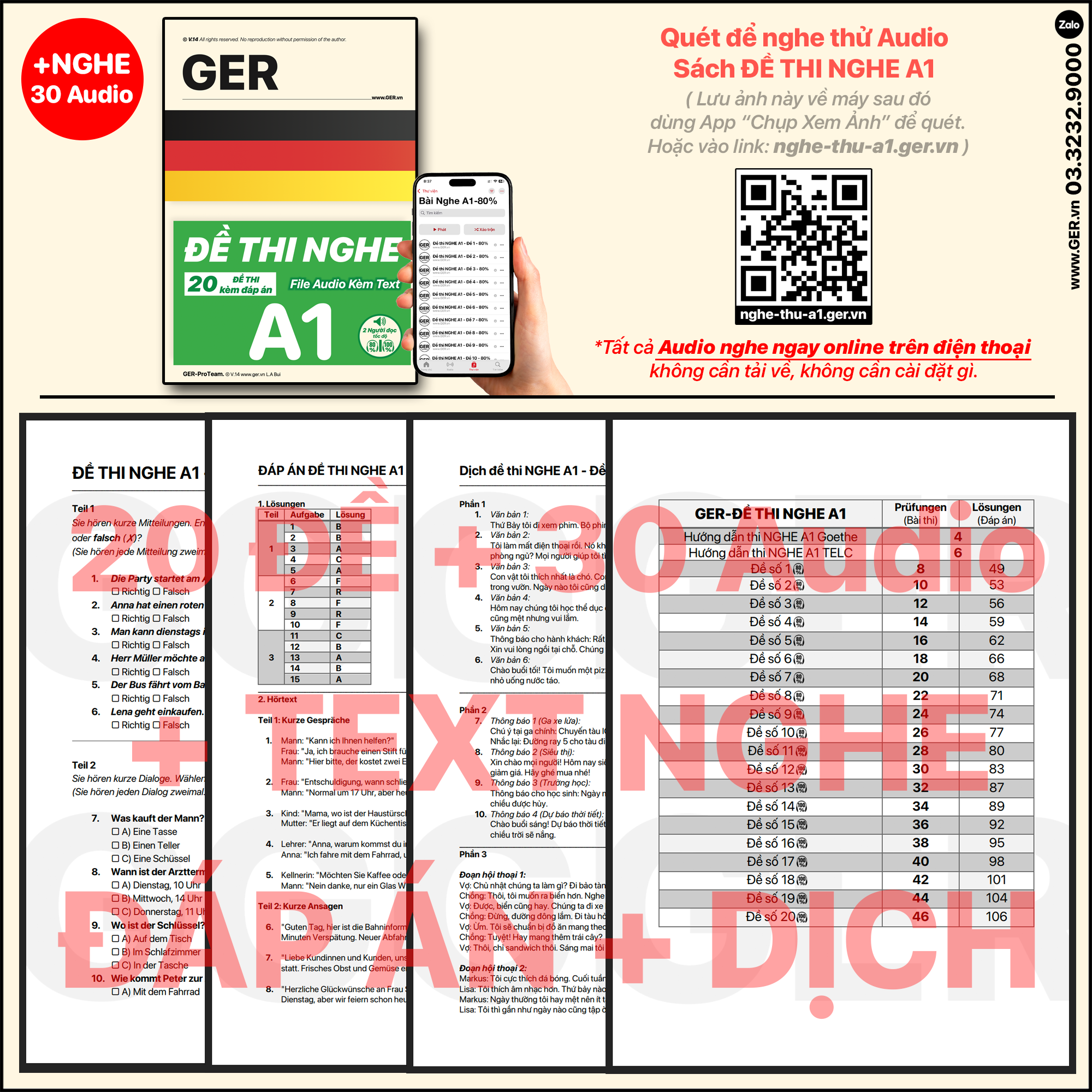 Đề Thi Nghe Tiếng Đức A1