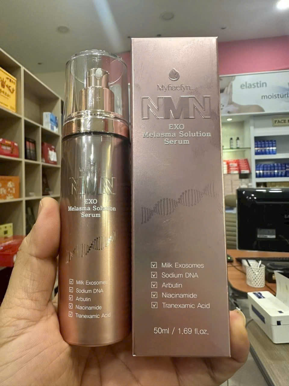 NMN Serum phục hồi và làm trắng da EXO MELASMA SOLUTION SERUM nhập khẩu chính hãng Hàn Quốc_thumbnail_1