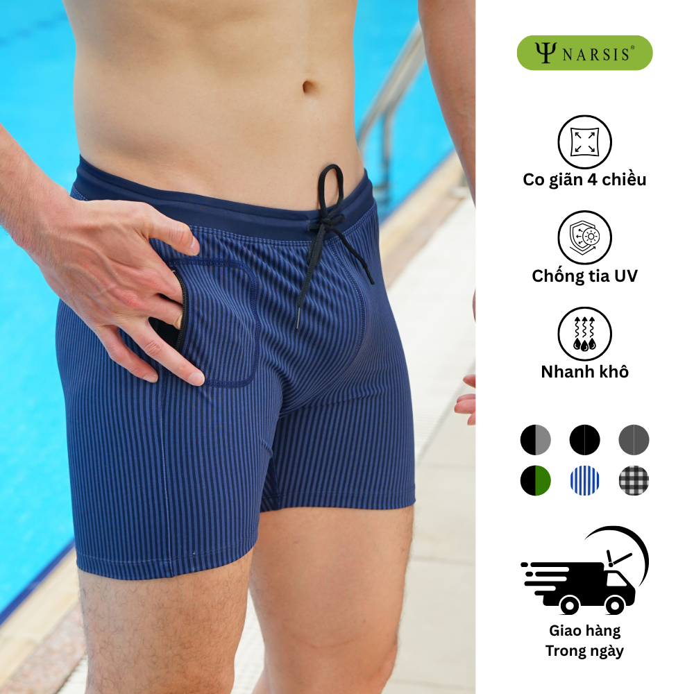 Quần bơi nam Narsis Q24003 chất liệu nhanh khô, thoáng mát, dễ vận động._thumbnail_0