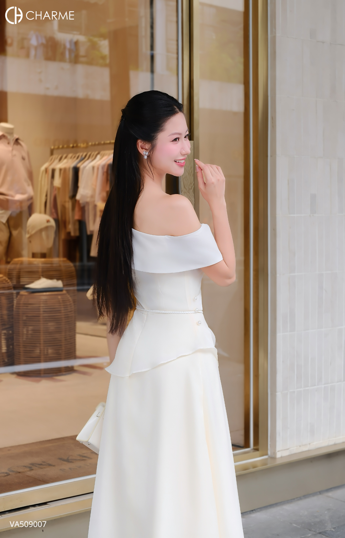 Váy trễ vai giả set kèm dây_thumbnail_4