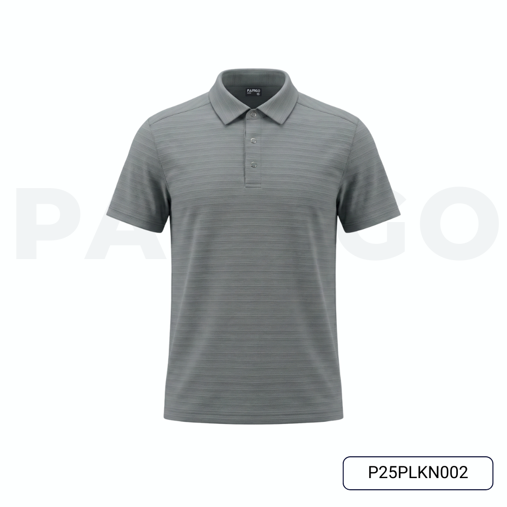 Áo polo PAPAGO cổ sơ mi ép cao cấp, polo trung niên sang trọng form rộng thoải mái - P25PLKN002_thumbnail_10