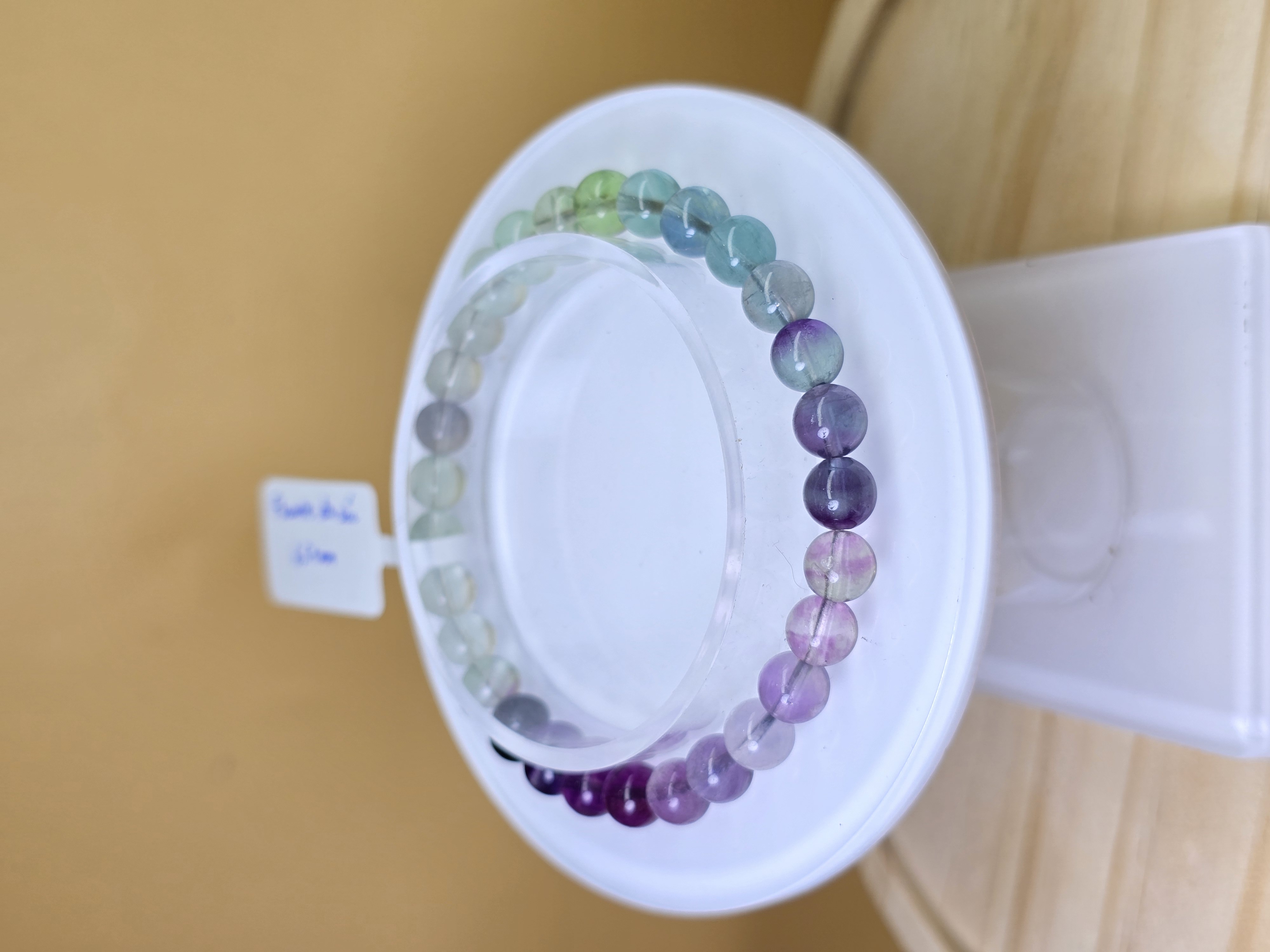Vòng Đá Fluorite Cầu Vồng Macaron Rainbow Fluorite_thumbnail_0