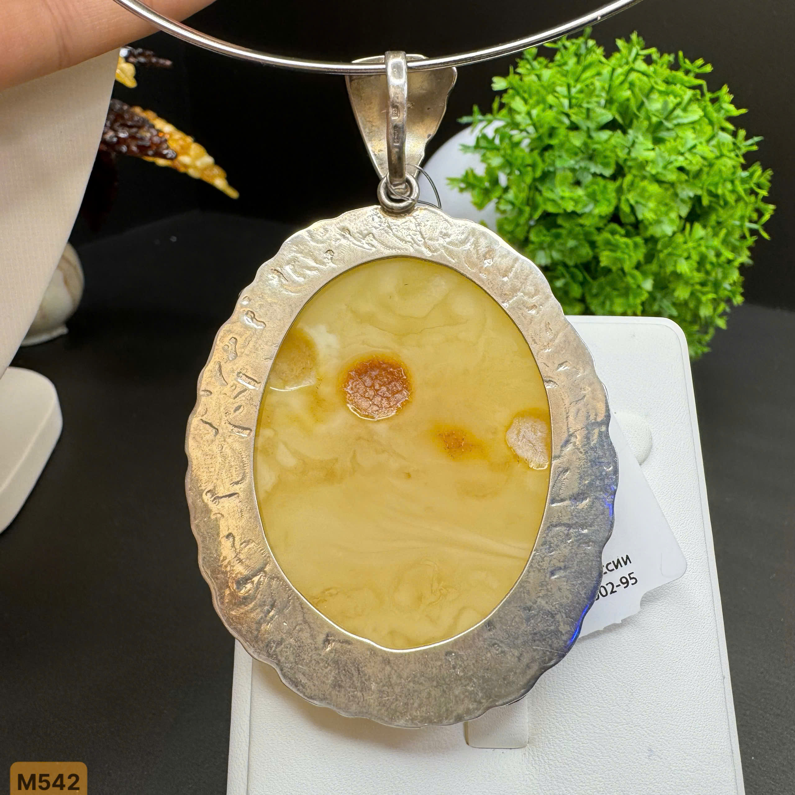 Mặt Vòng Hoàng Gia Mix Bạc Thiết Kế - M542_thumbnail_3