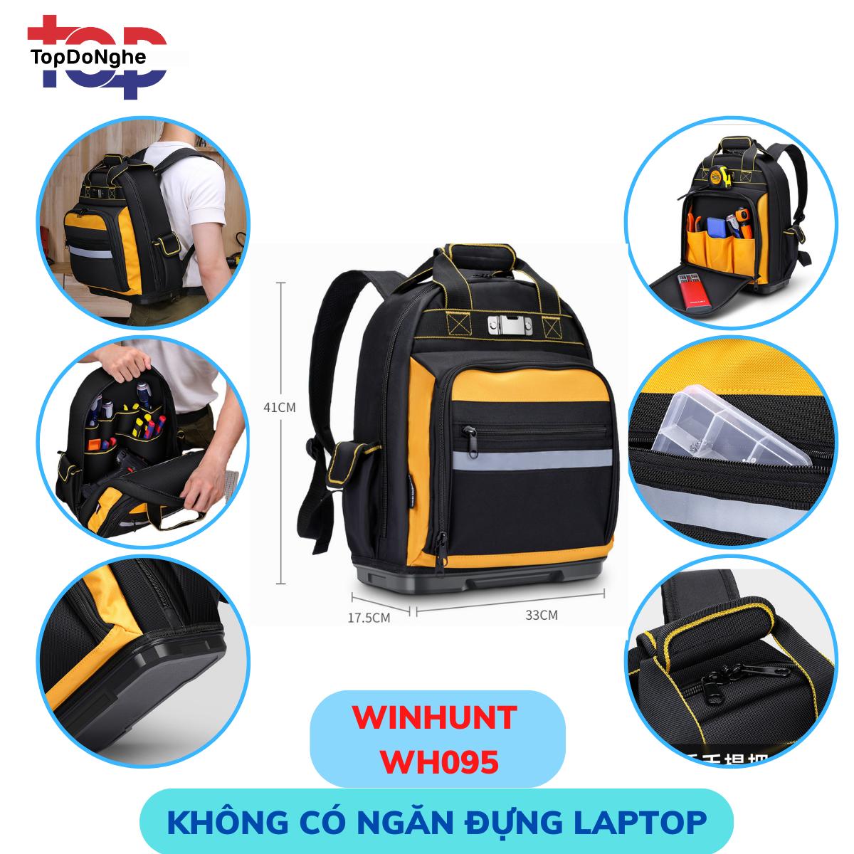 Balo đồ nghề EASEMAN WINHUNT cao cấp Balo đựng đồ nghề cơ khí sửa chữa điện nước, camera, thạch cao đế nhựa chống thấm nước có ngăn để laptop balo  đồ_thumbnail_4