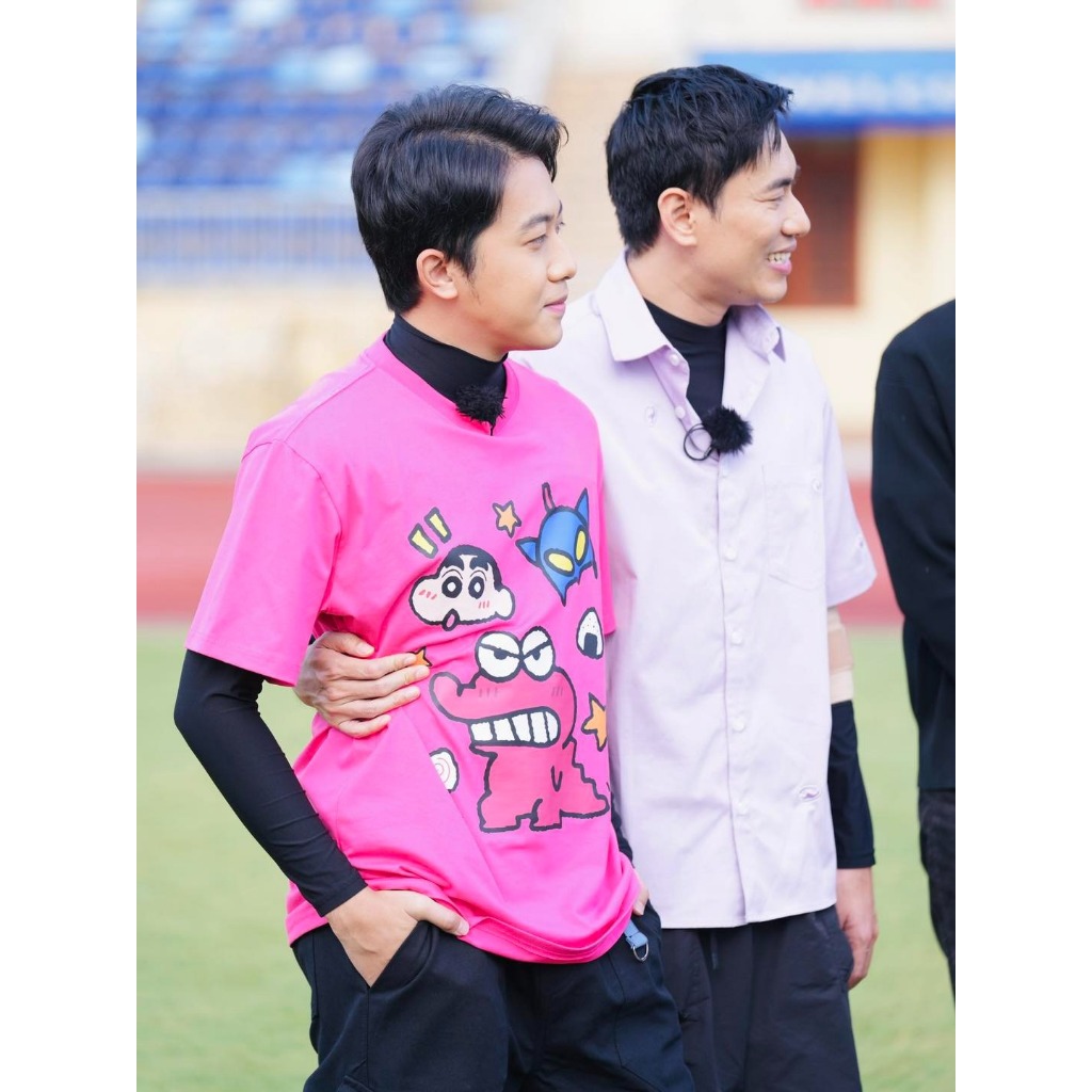 Áo thun nữ in hình Shin dễ thương form rộng ATD224 Miucho cotton spandex in Artwork_thumbnail_3