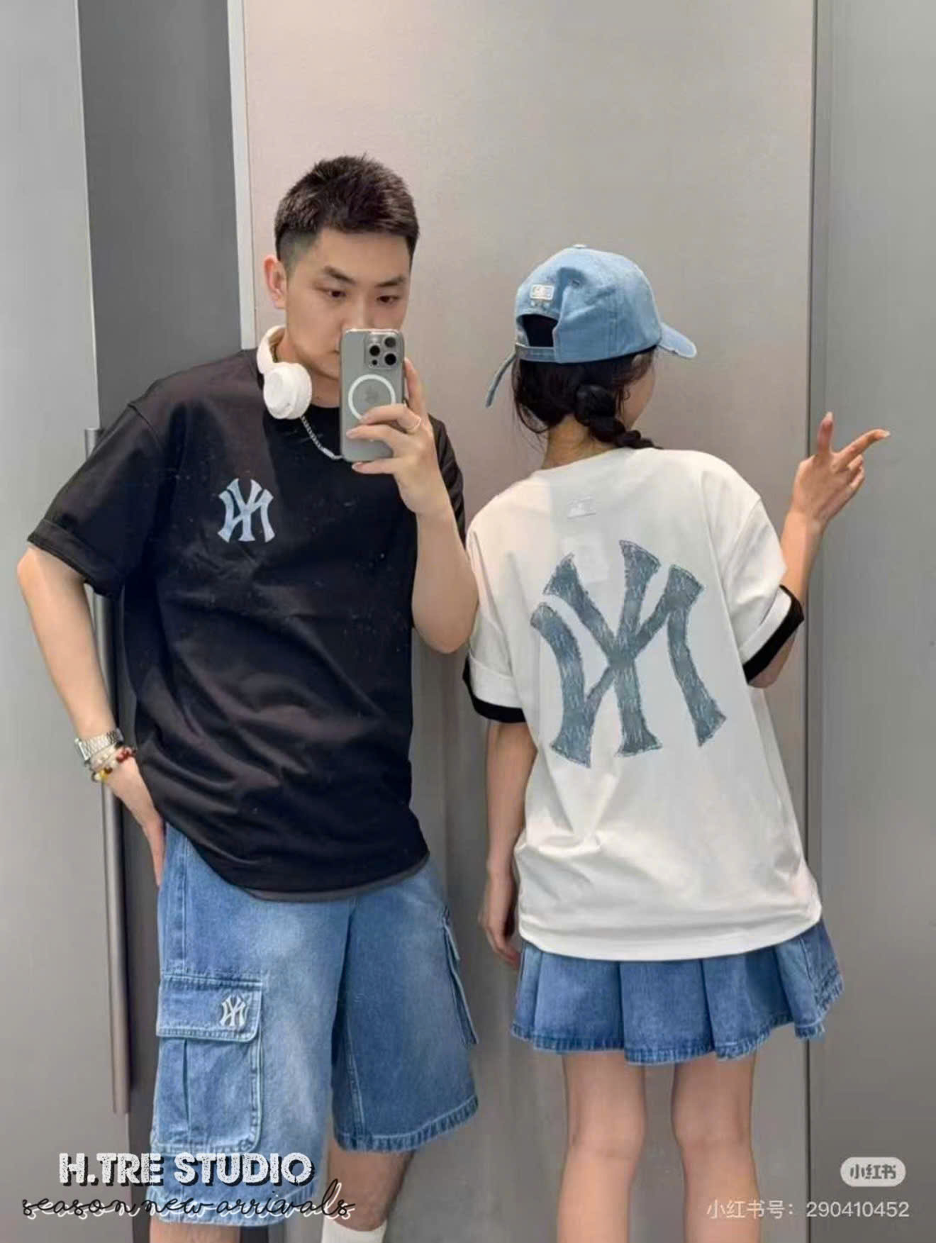 New Arrivals Áo phông NY thêu