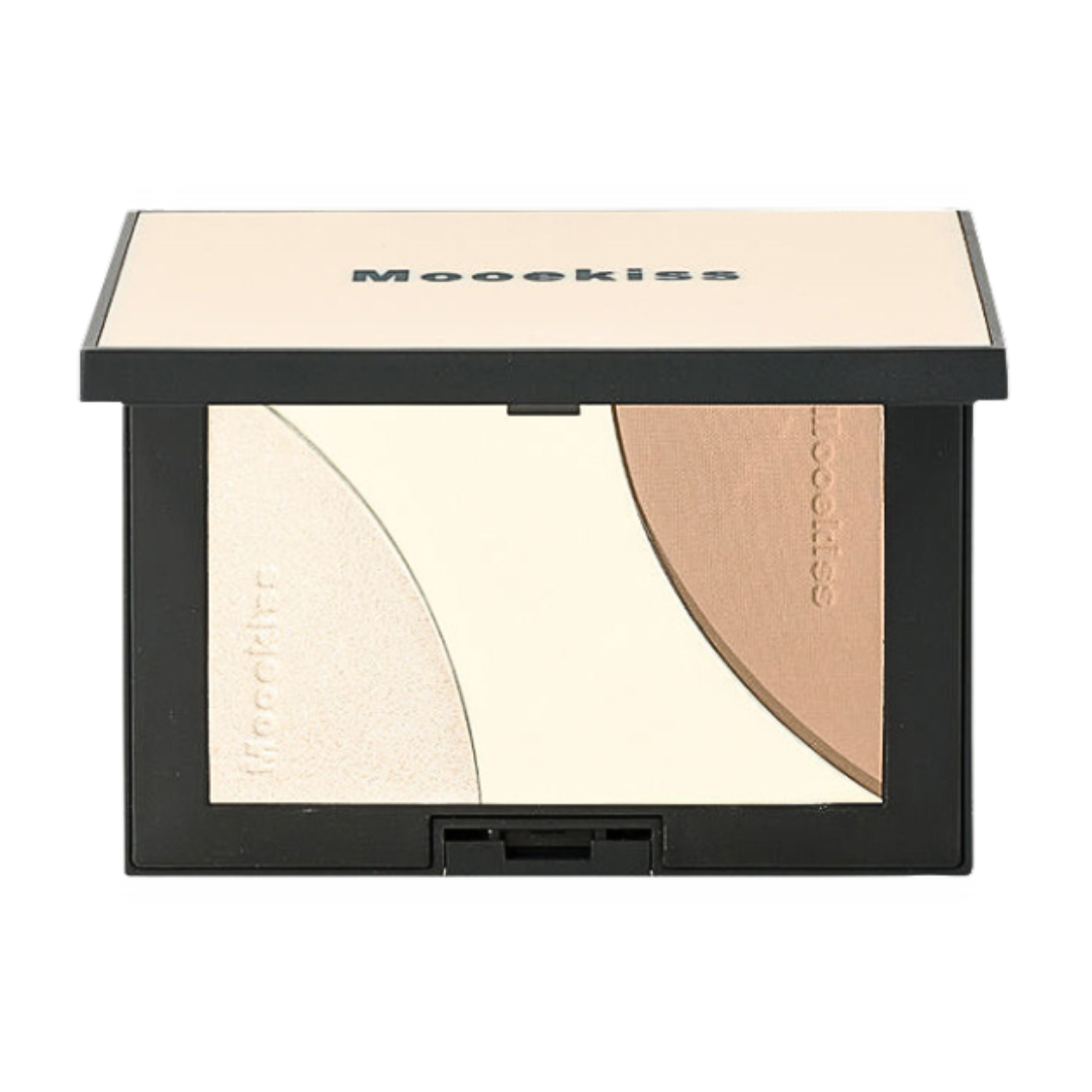 [MOOEKISS] Bảng phấn tạo khối 3 ô Mooekiss Three-color Sculpting 9g - 16.5g