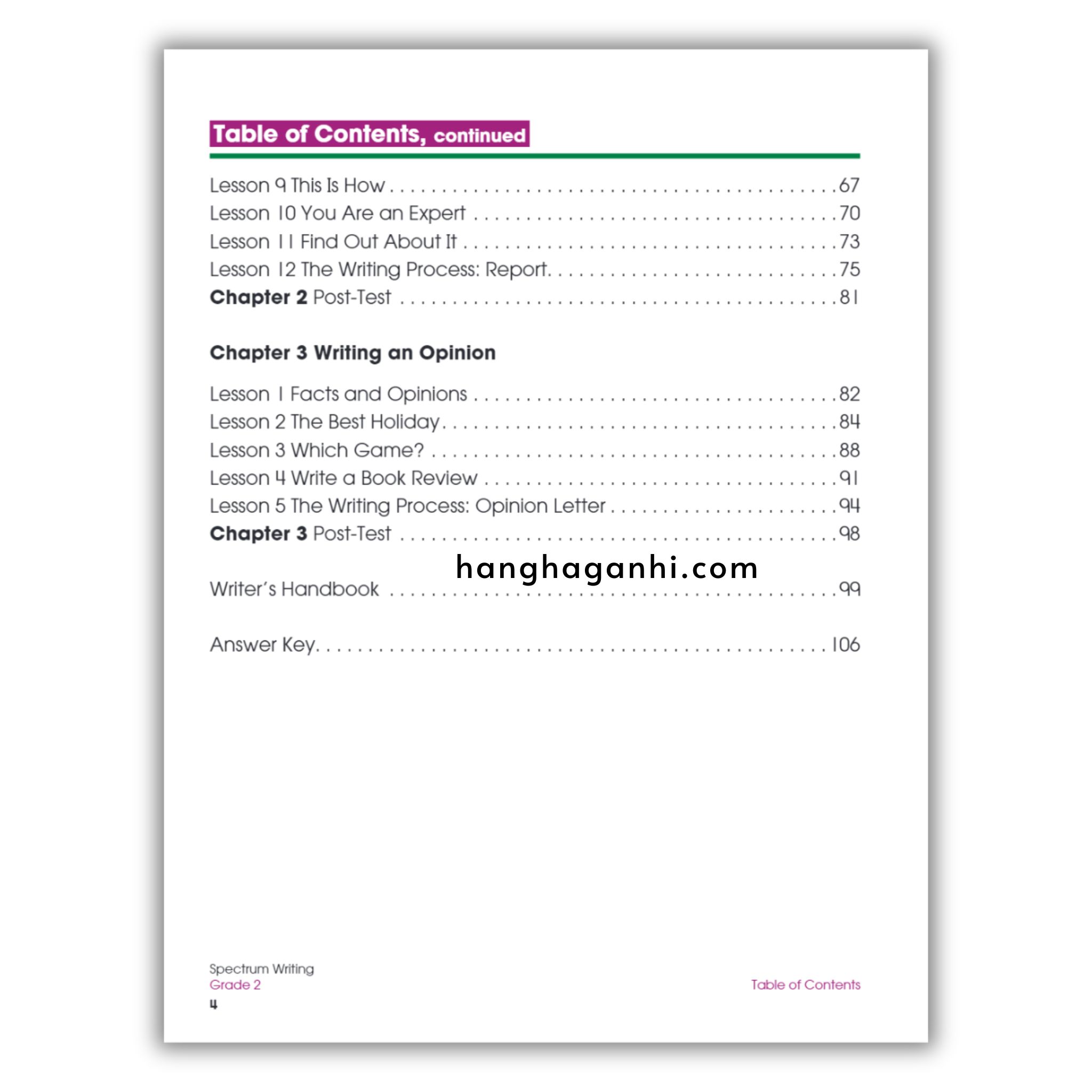 Sách Spectrum Writing Workbook Grade 2_thumbnail_2