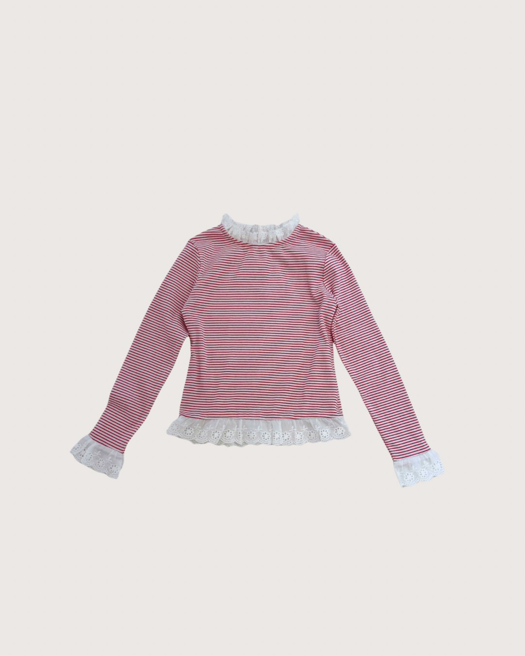 Striped Peplum Shirt (Áo Dài Tay Peplum)_thumbnail_1